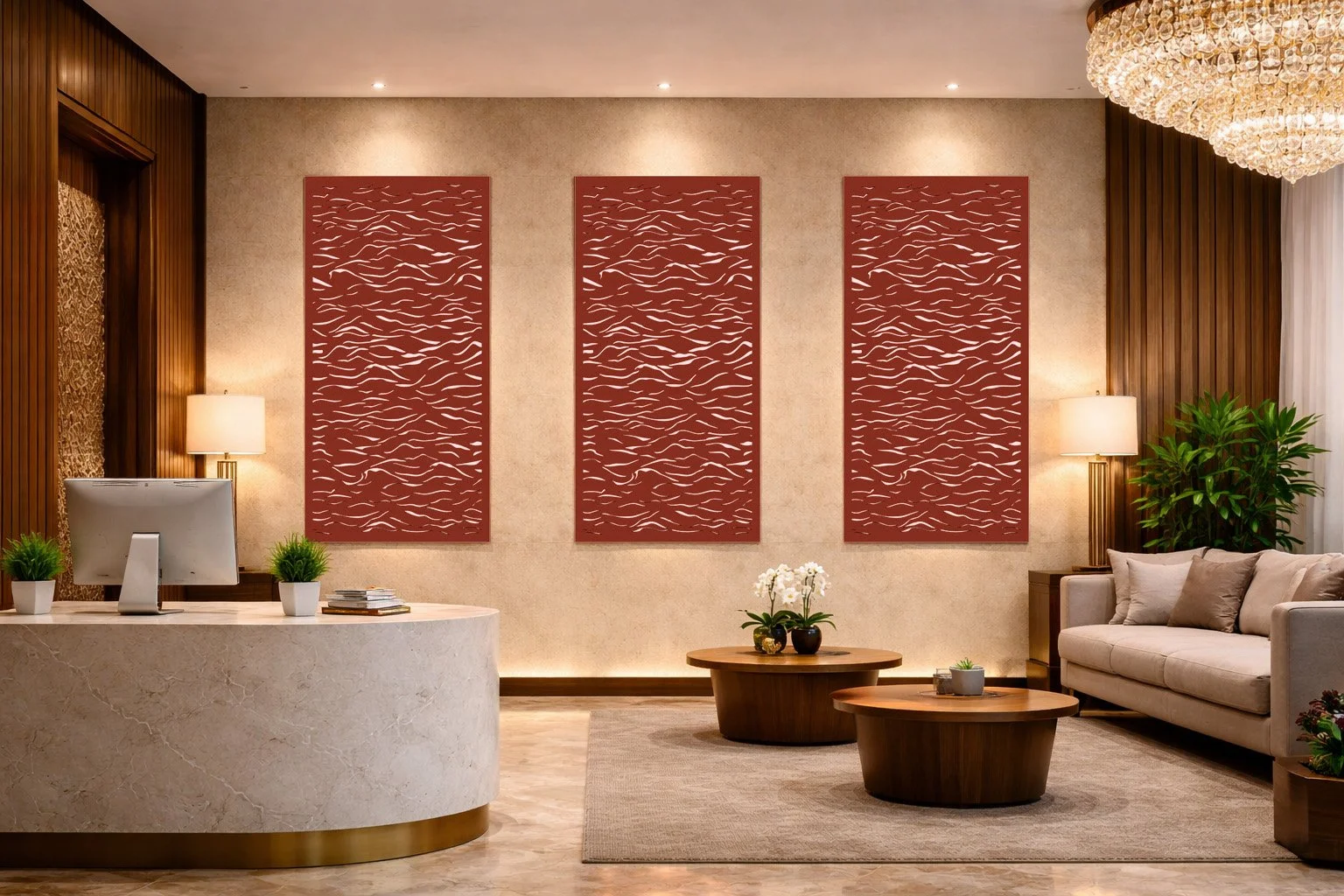 Aeolian in Brick Red 3 Panels Reception Interior.jpg