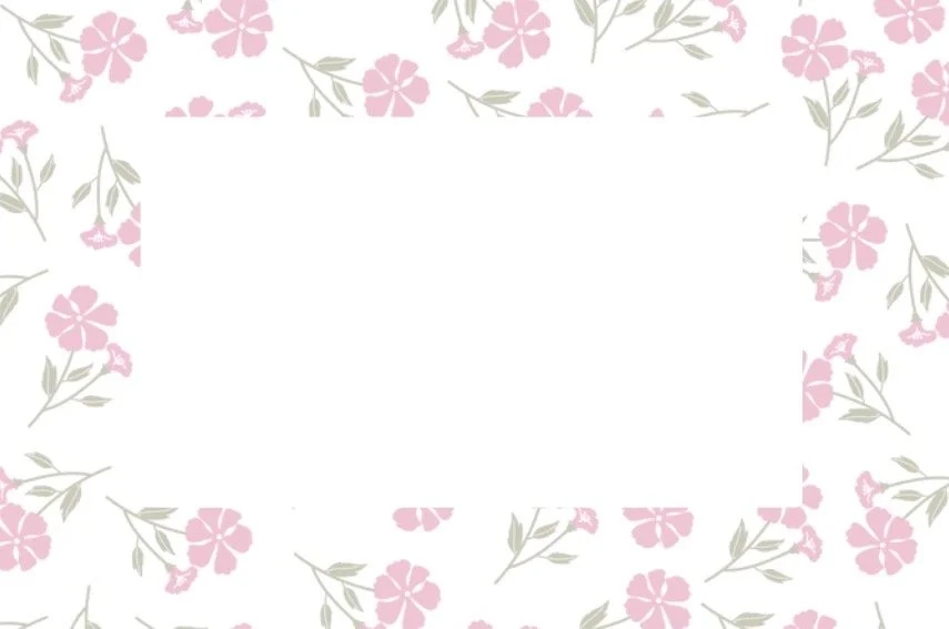 Blank Floral Labels