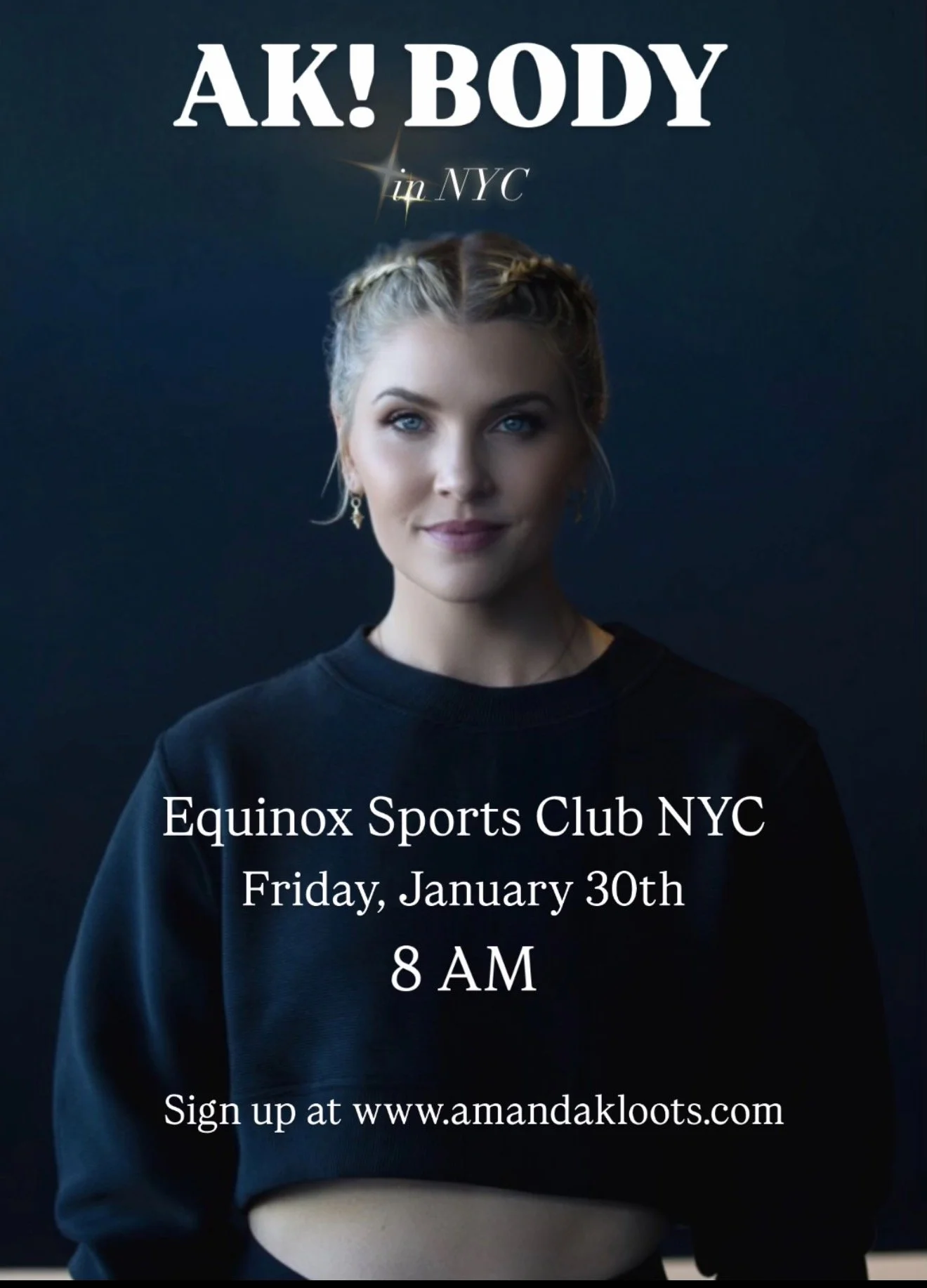 AK! Body  Equinox Sports Club NYC  | January 30, 2026  | 8:00AM - 9:00AM EST