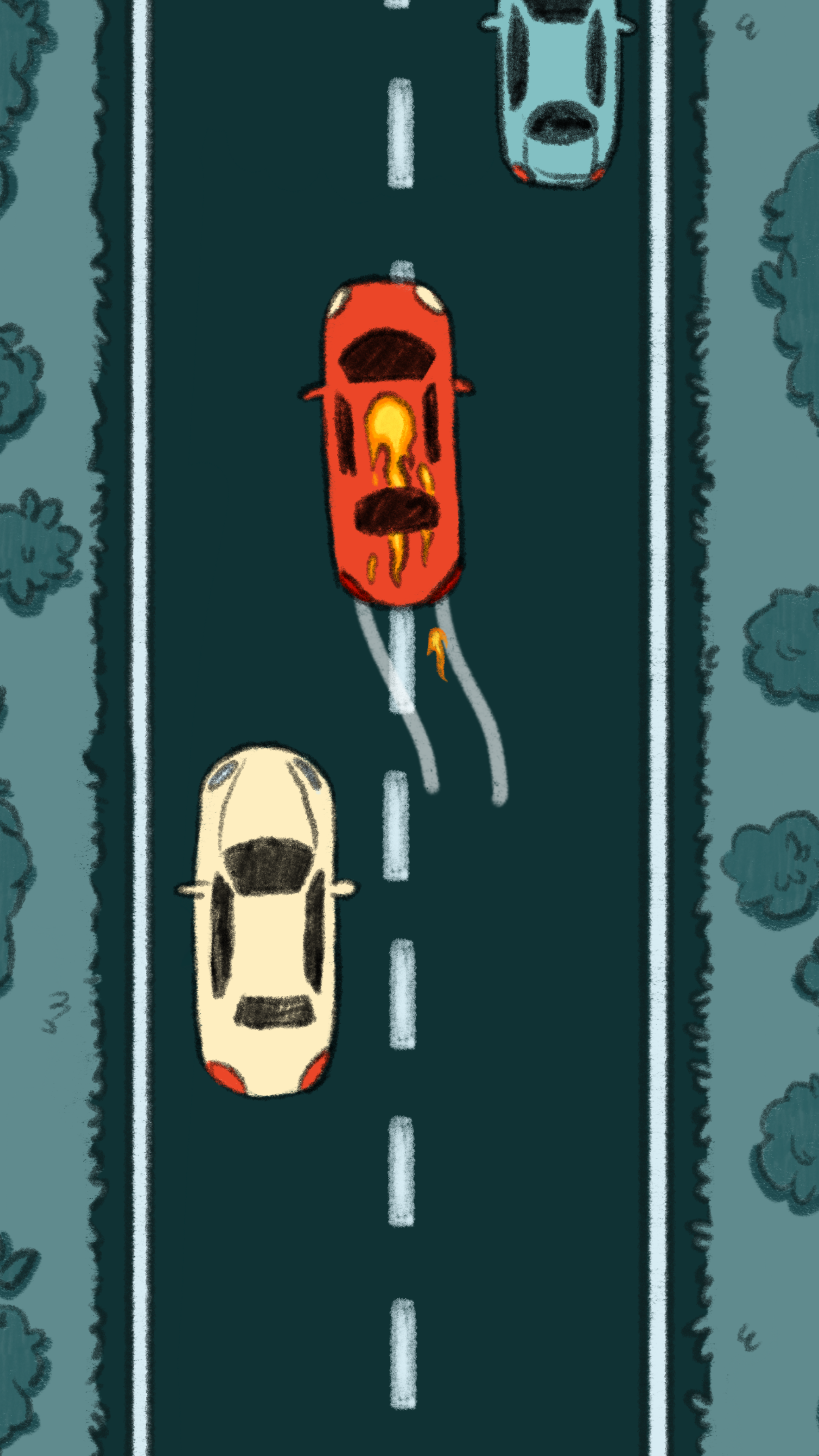 "I drove home like a stuntwoman, hoping to make it before he opened anything."