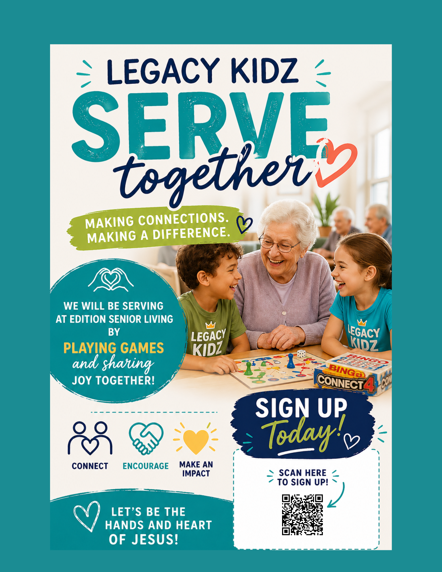 Summer Playdates for Legacy Kidz- Kidz Serve @ Edition Senior Living Saginaw