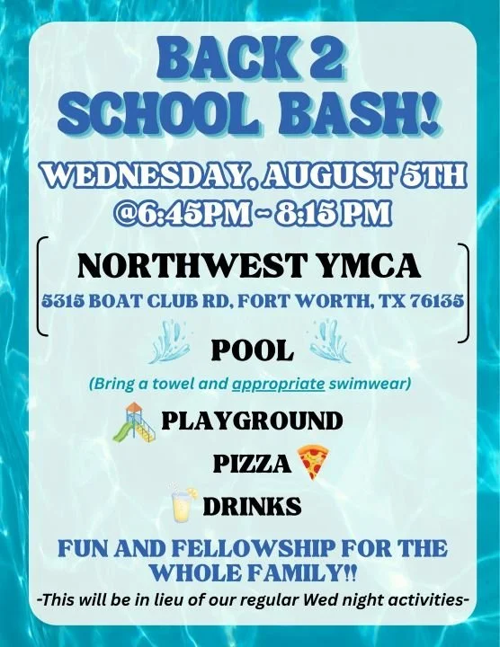 Back 2 School Bash!!