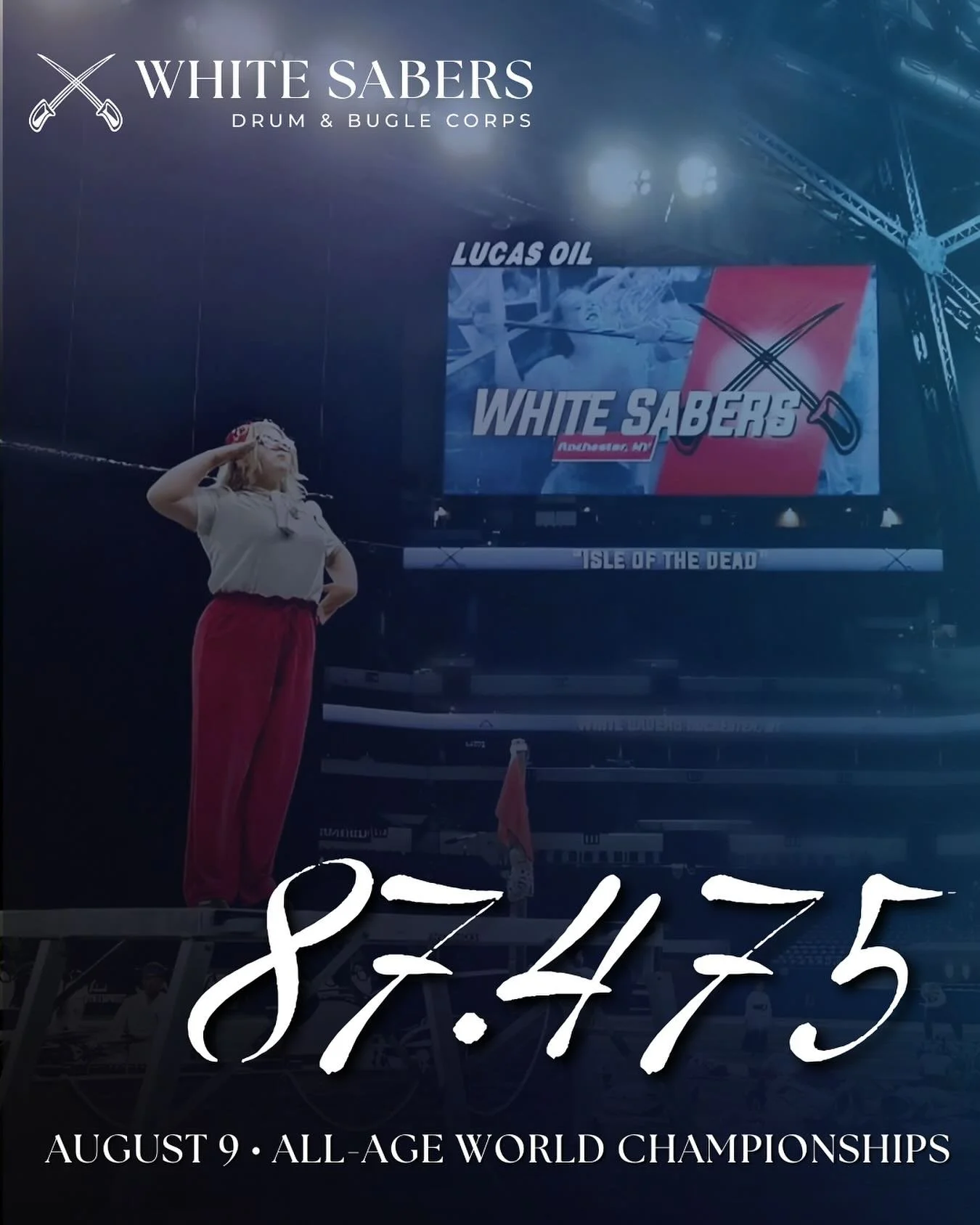 2025 was just a moment in time, but this shipwrecked crew is destined to remain on the &quot;Isle of the Dead.&quot; 💀 🏝️ 🦜 

Saturday, August 9
Indianapolis, IN
87.475
DCI All-Age World Championships, 7th Place