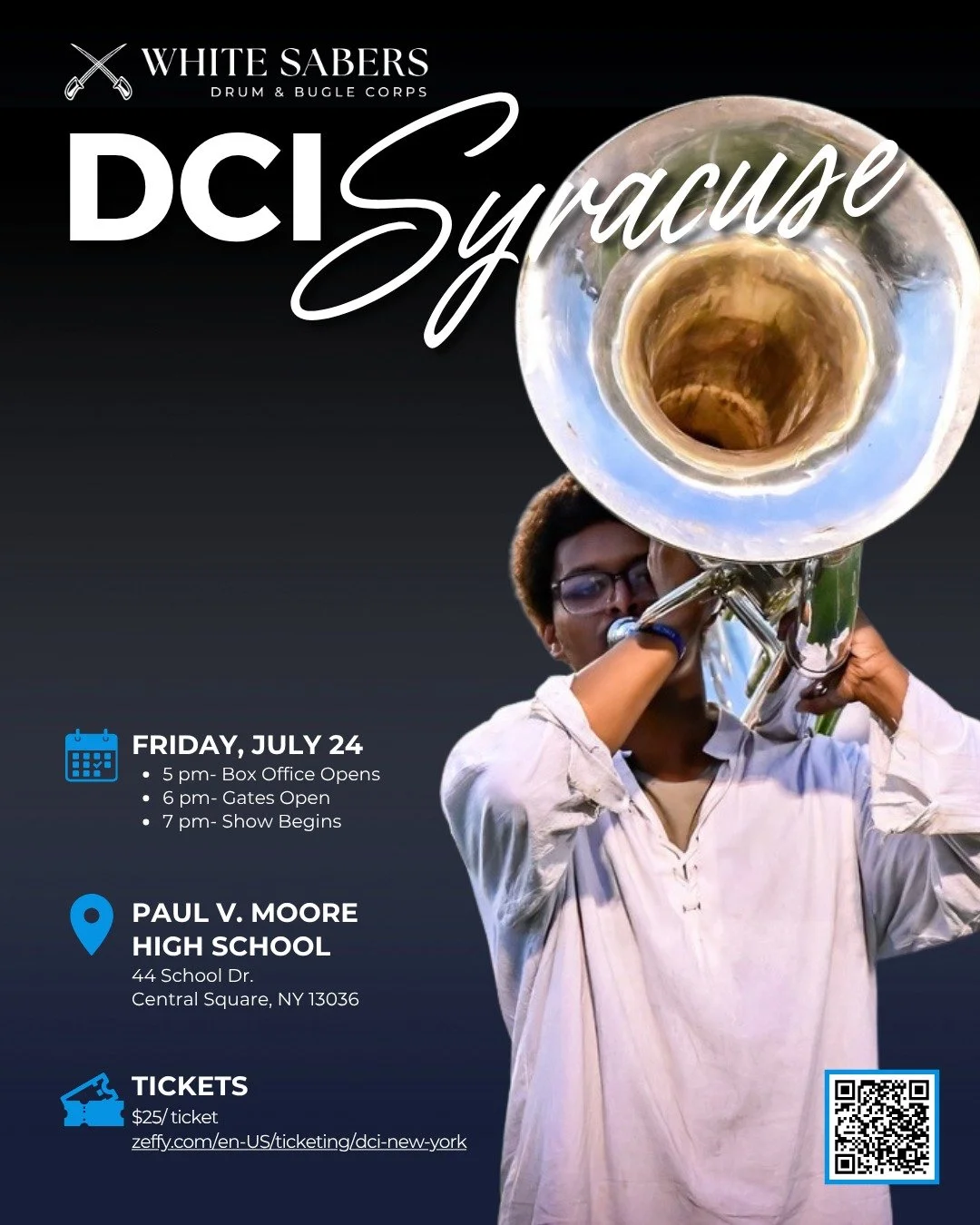 @dciphotos is back in New York State! Join us Friday, July 24th. Tickets on sale now: https://www.dci.org/events/2026-dci-syracuse/