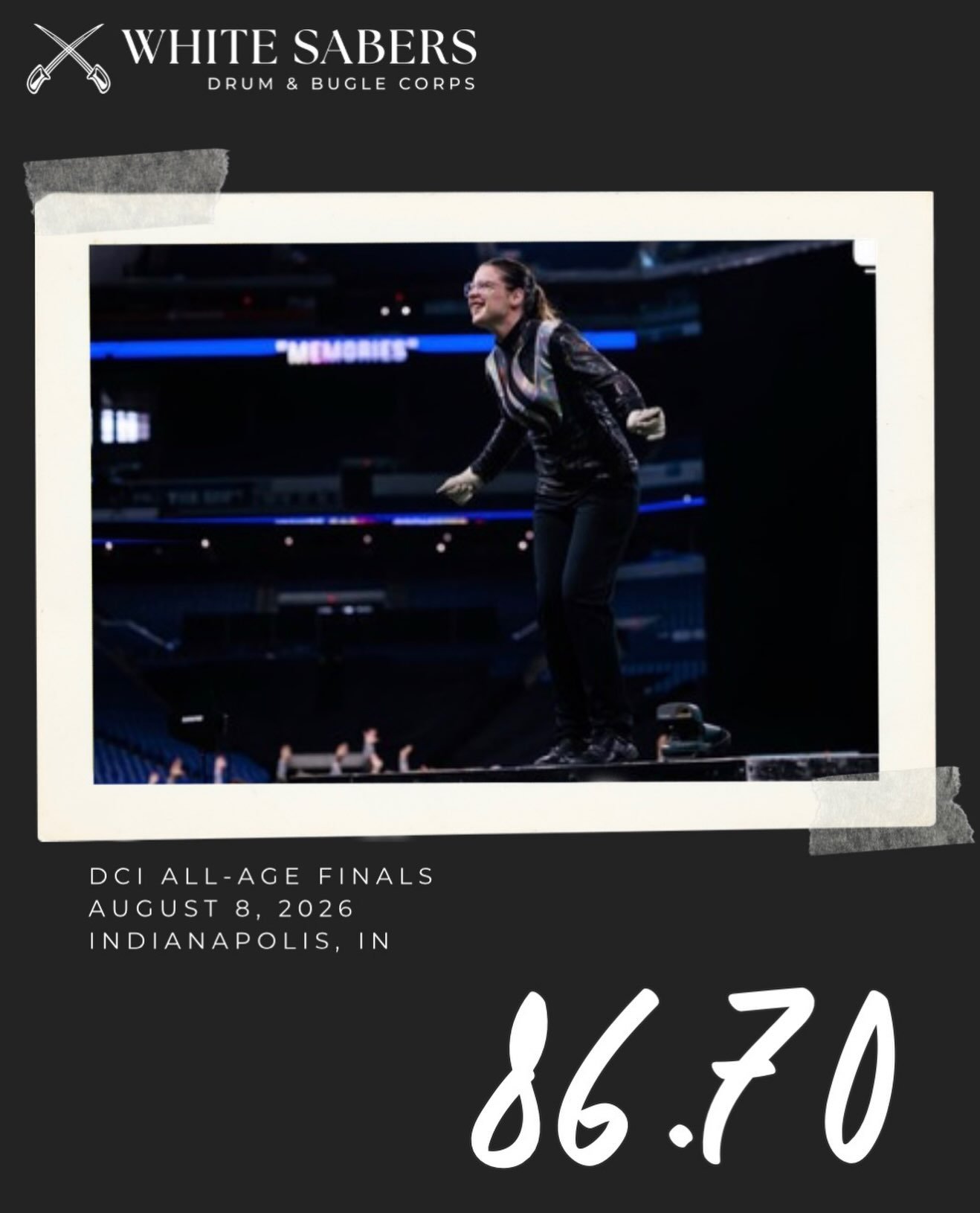 Closing chapter 2026 with a corp(s) memory made 🔒 📖 📸 

86.70
DCI All-Age Seventh Place