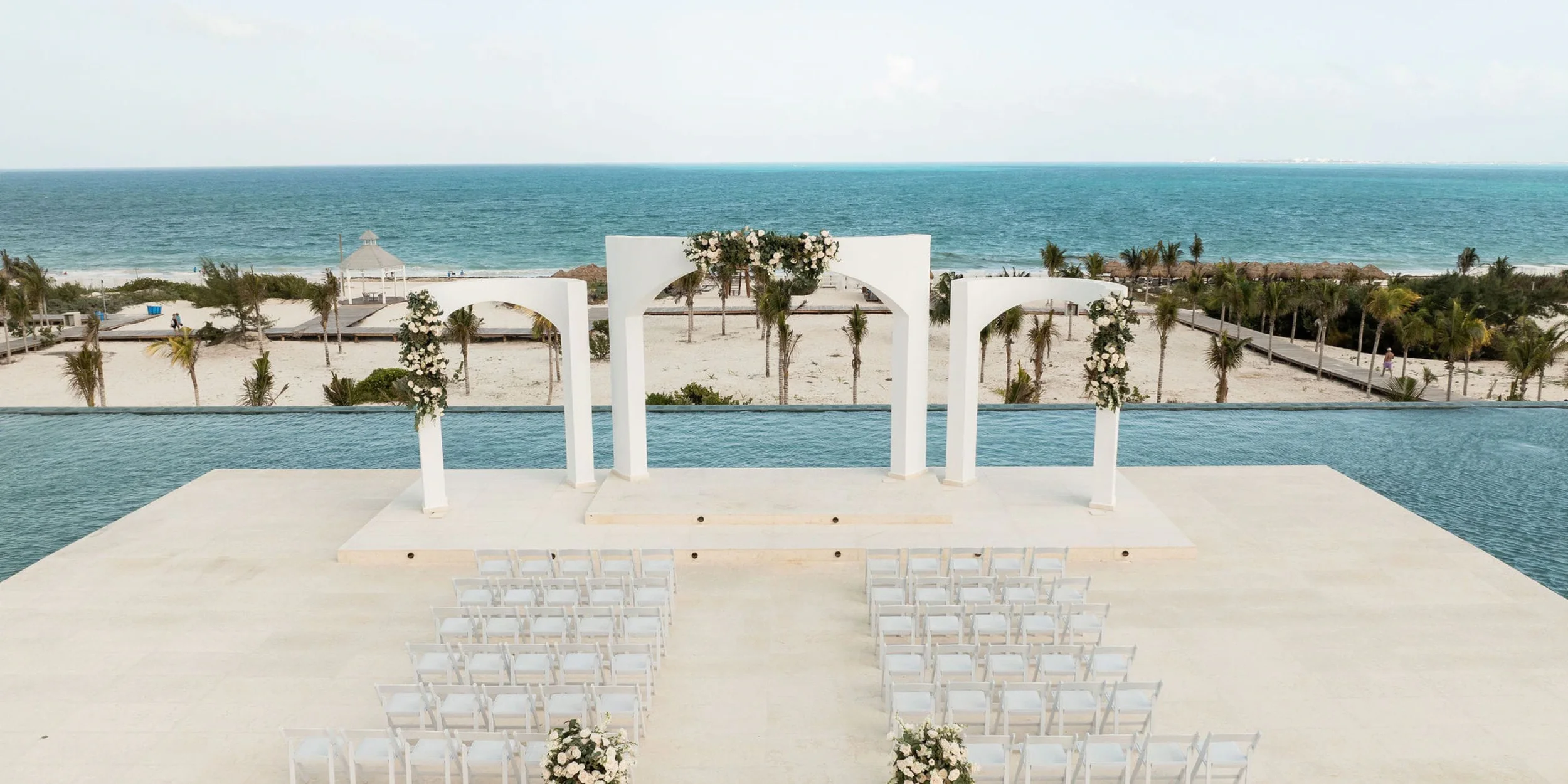 Majestic Mirage: Sky Gazebo wedding venue at Majestic Mirage Costa Mujeres, the highest point on the resort