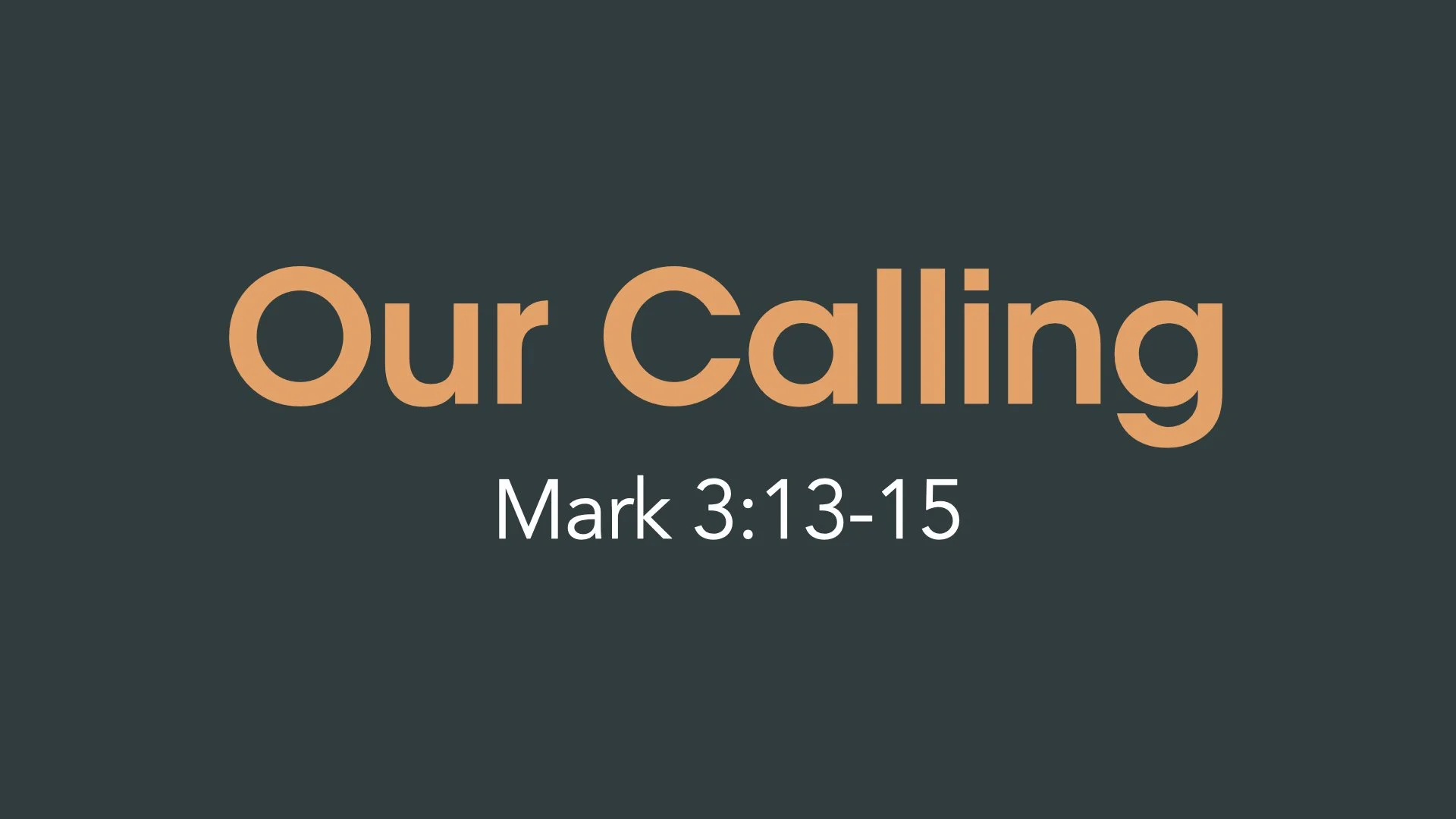 Our Calling
