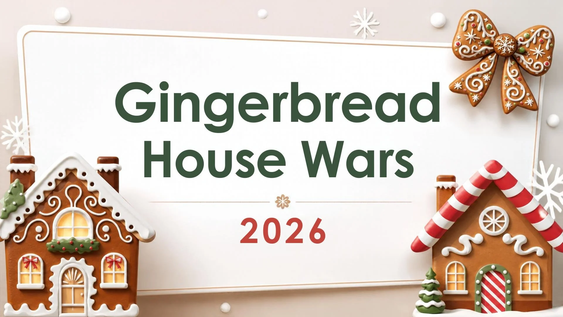 Gingerbread House Wars
