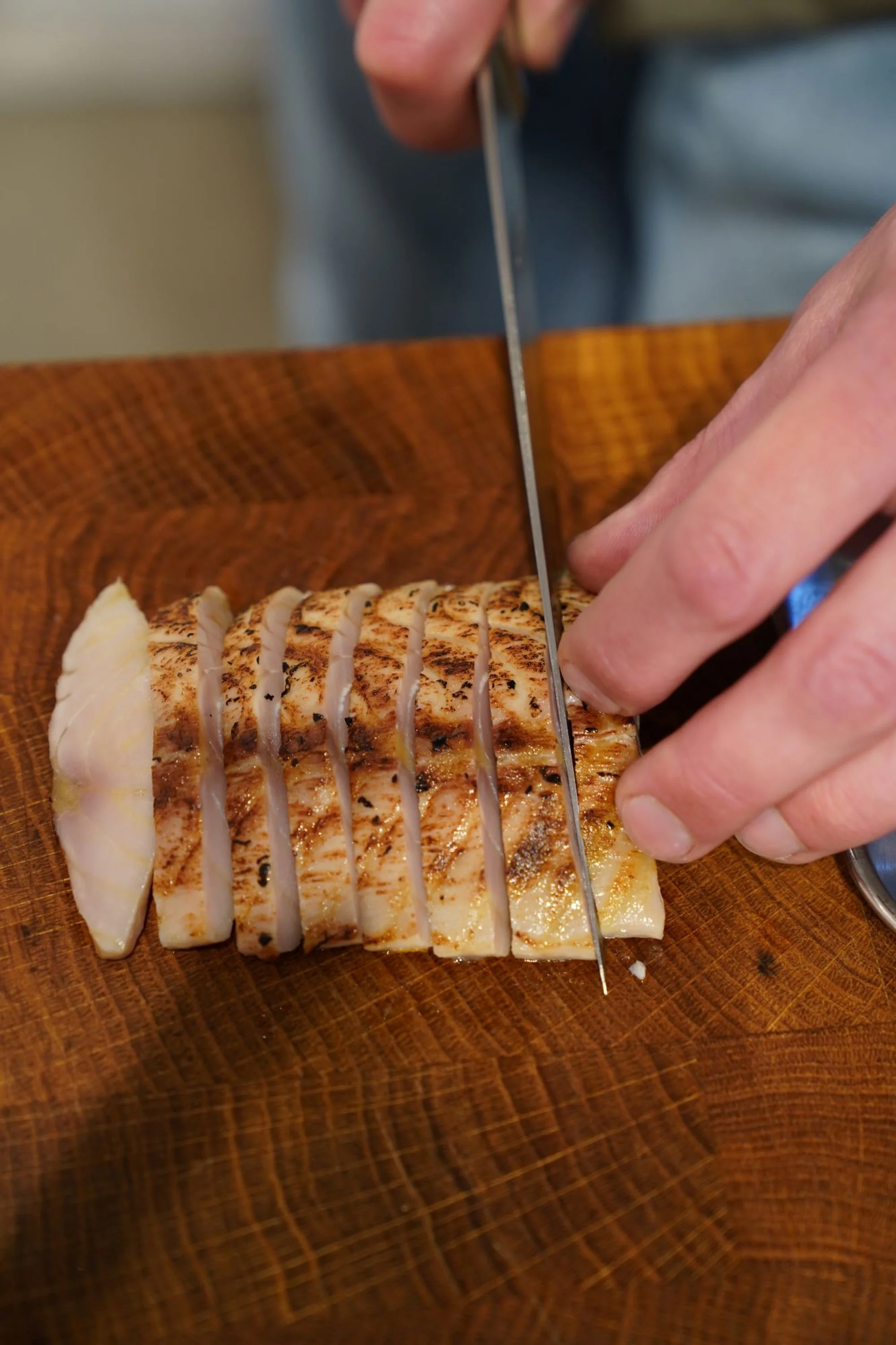 Tranchiertes Stör Filet