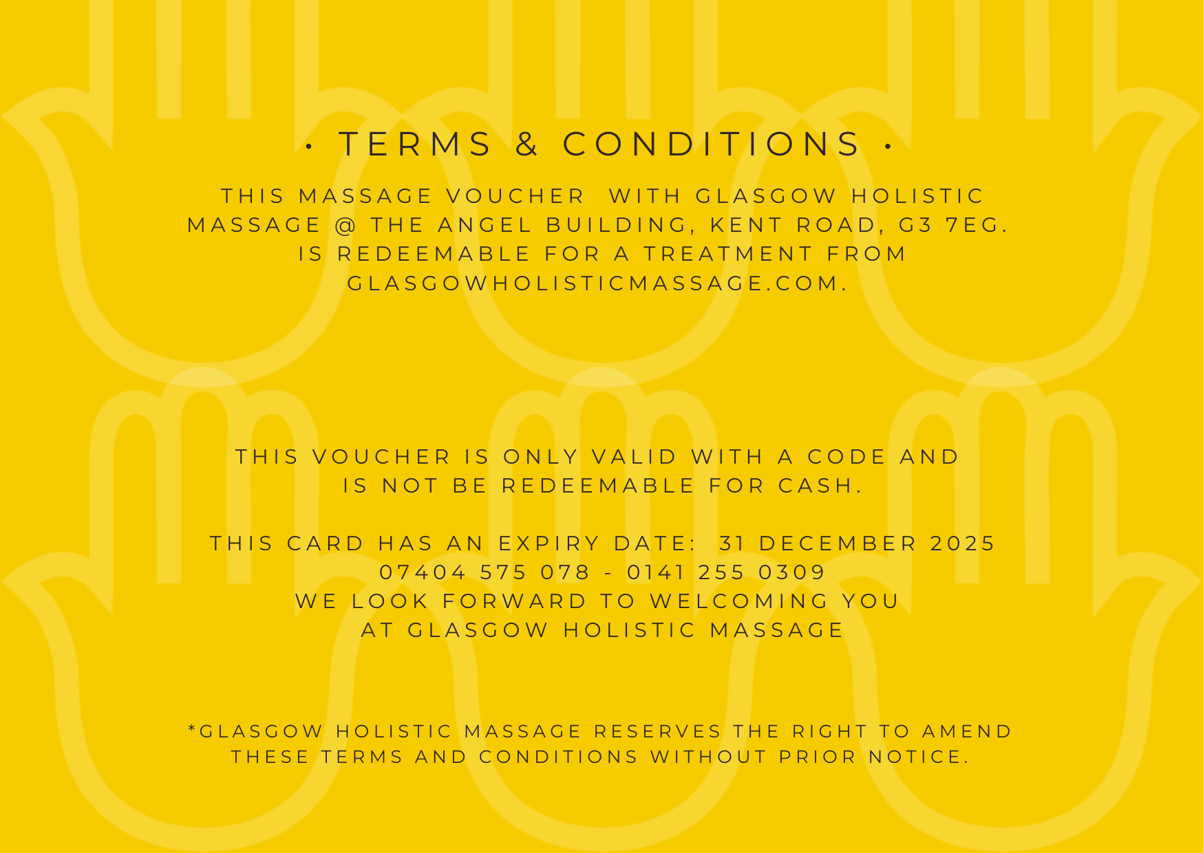Massage Gift Voucher