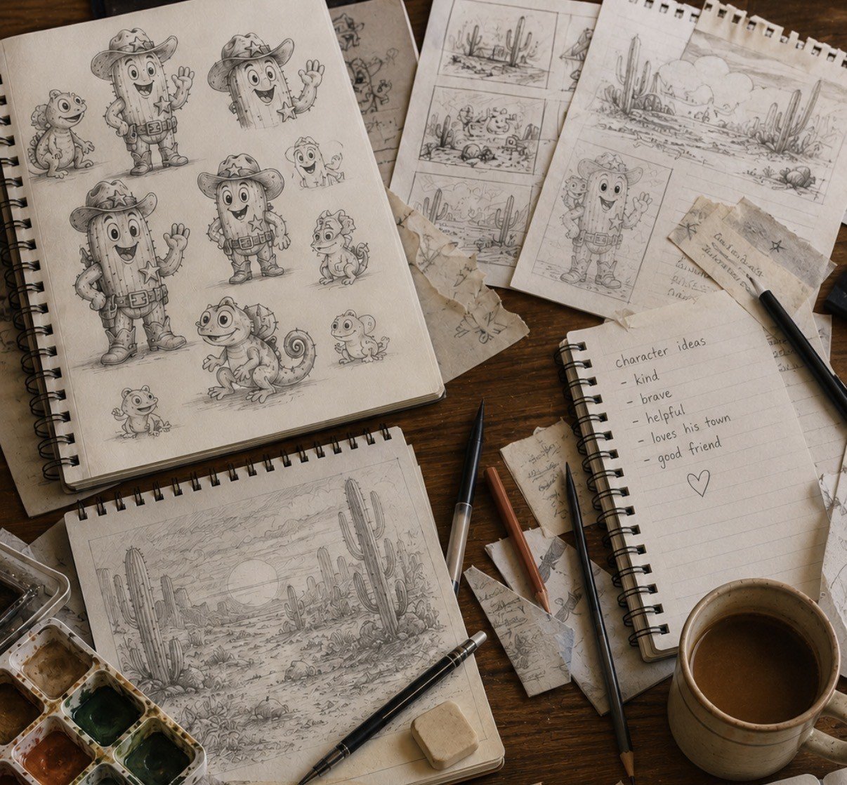 How an Idea Became Clyde the Cactus