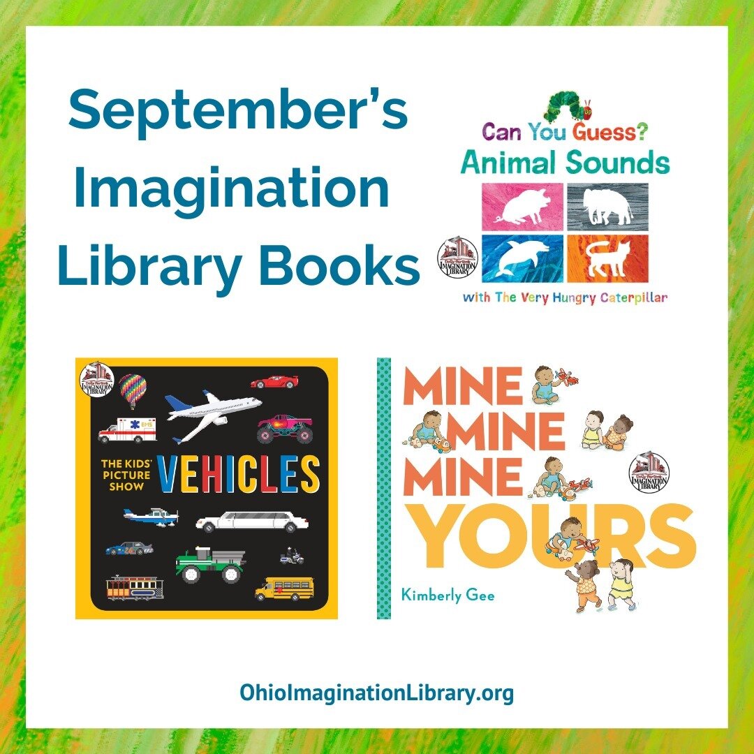 Which book arrived in the mail this month for your child? 

The @imaginationlibrary is available to all children between birth and age 5 in Ohio at no cost to families. Sign your child up to begin receiving a monthly book today at the link in our bio