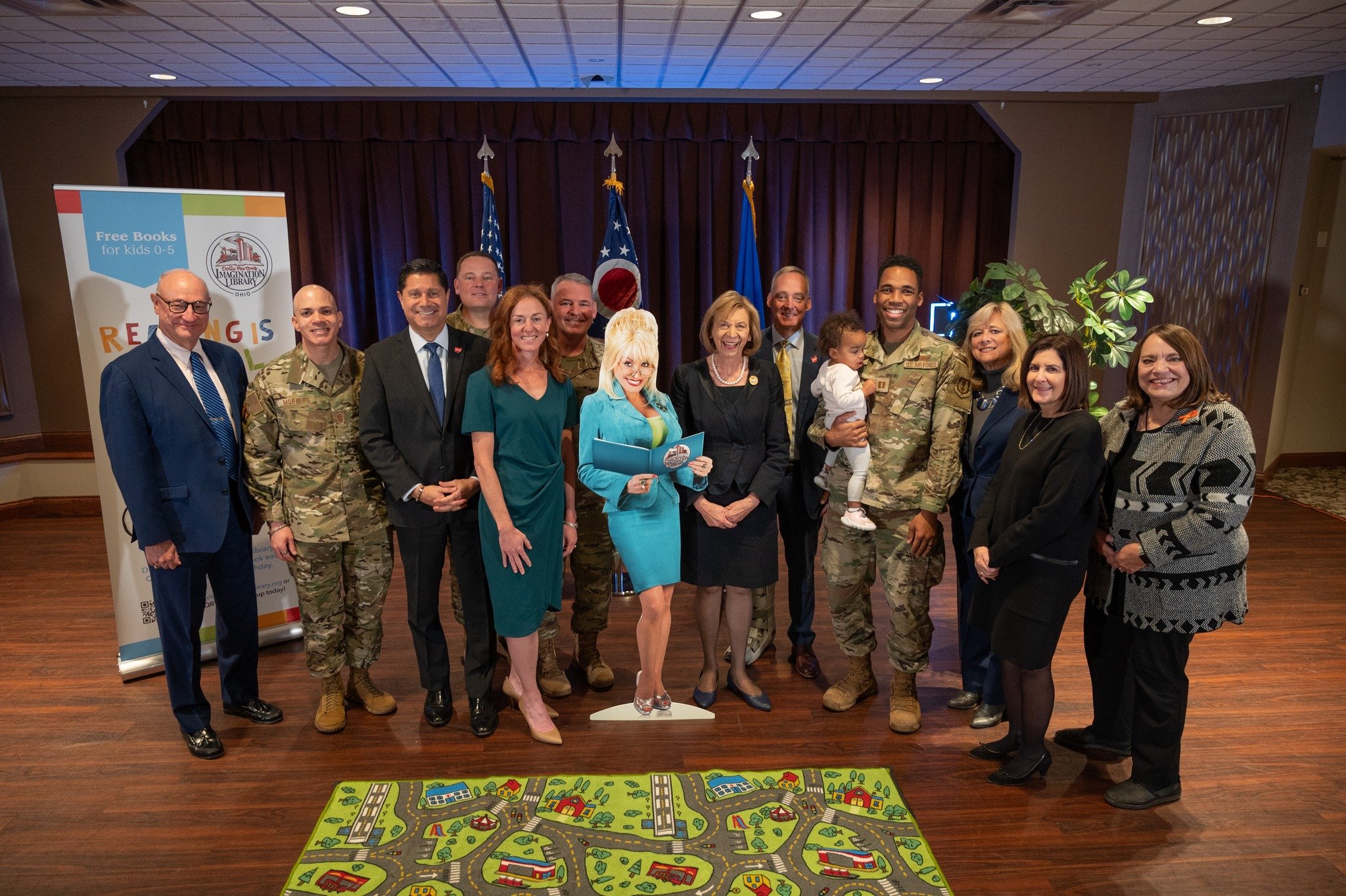   Wright-Patterson Air Force Base &nbsp;partnered with Ohio’s Imagination Library to elevate awareness about the program to military and civilian families associated with the base.   