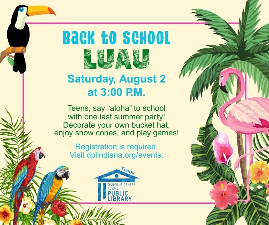 Teen Back to School Luau