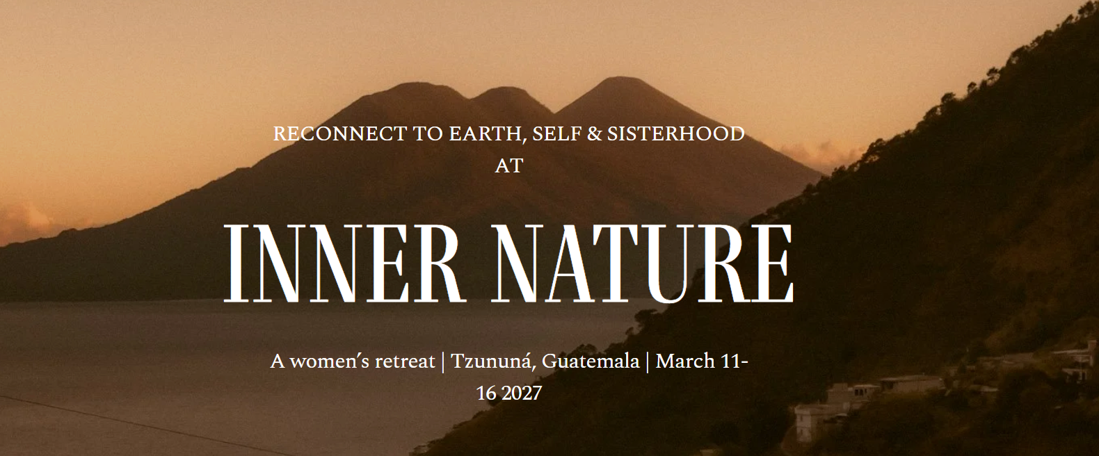 INNER NATURE                     A women’s retreat