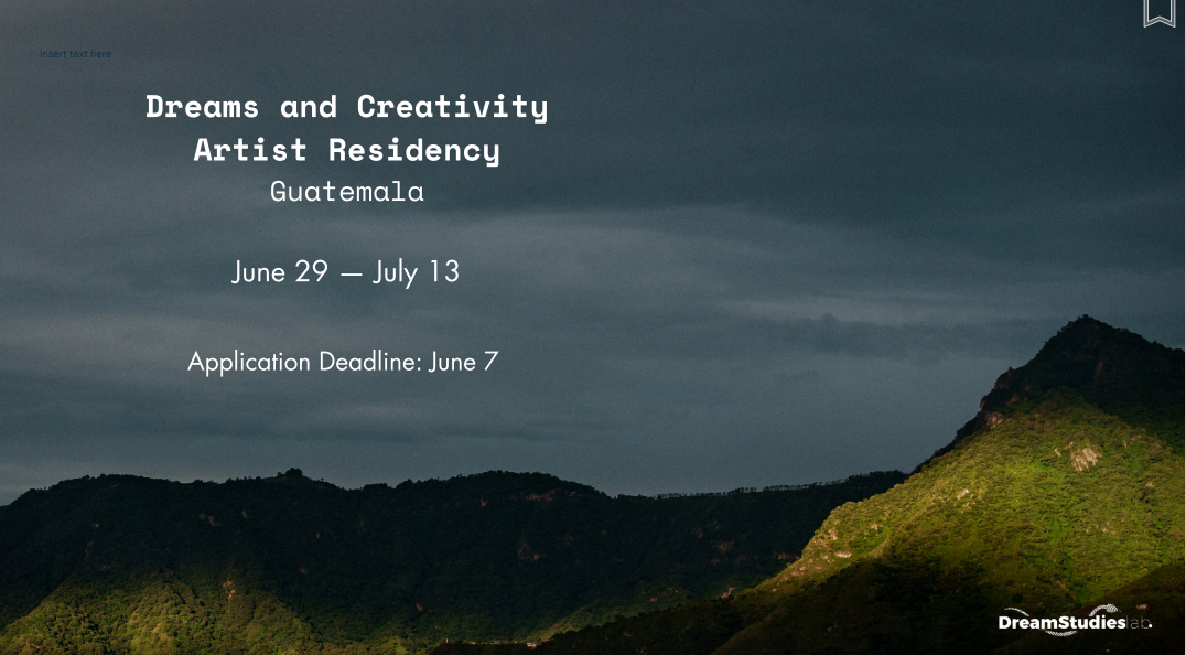 Dreams and Creativity Artist Residency 