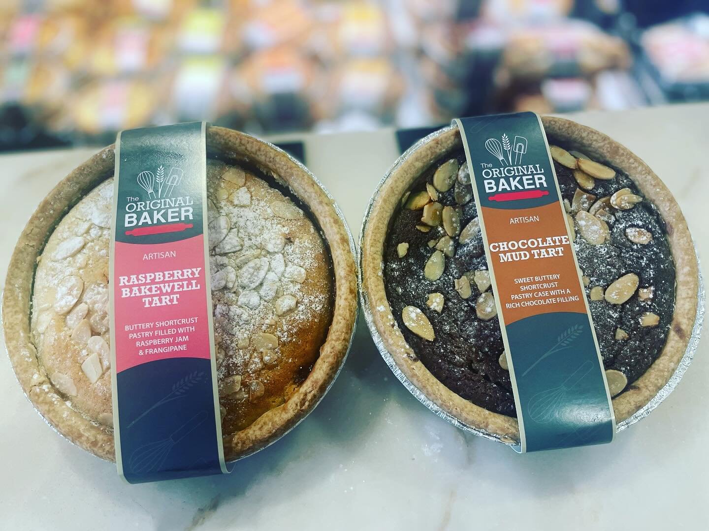 We&rsquo;ve added yet more new lines to our very popular @theoriginalbakeruk range ..to now include chocolate mud pies and raspberry you get buy them either cooked from the deli counter or to cook from frozen&hellip; they really are very delicious 😋