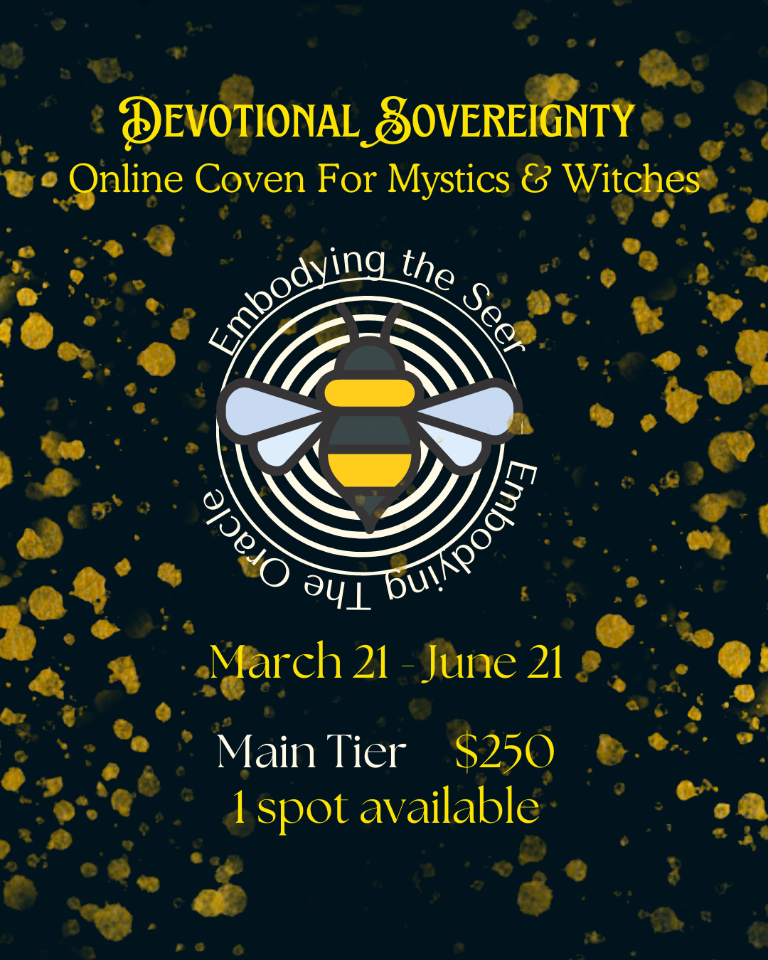 Special Price - Main Tier - Devotional Sovereignty