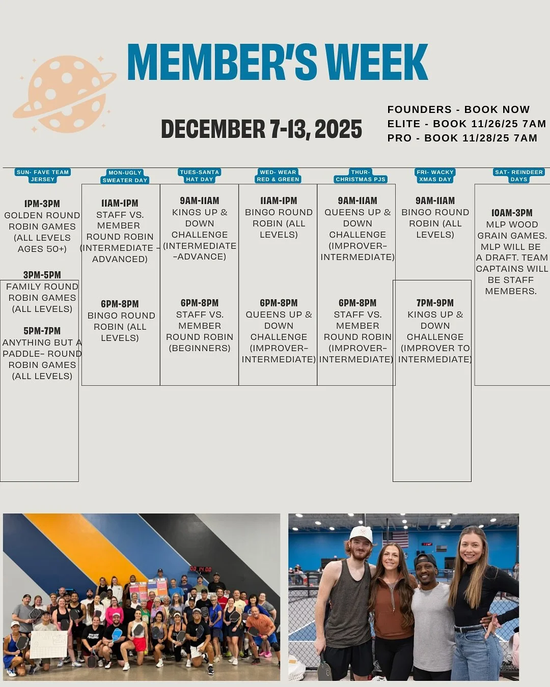 🎉 MEMBERS WEEK IS ALMOST HERE! 🎉
Get ready&hellip; it&rsquo;s about to be the most FUN week of the year at The Pickleball Space!
We&rsquo;re talking raffles, giveaways, surprise prizes, and nonstop good vibes all week long 🙌💙
Whether you play for