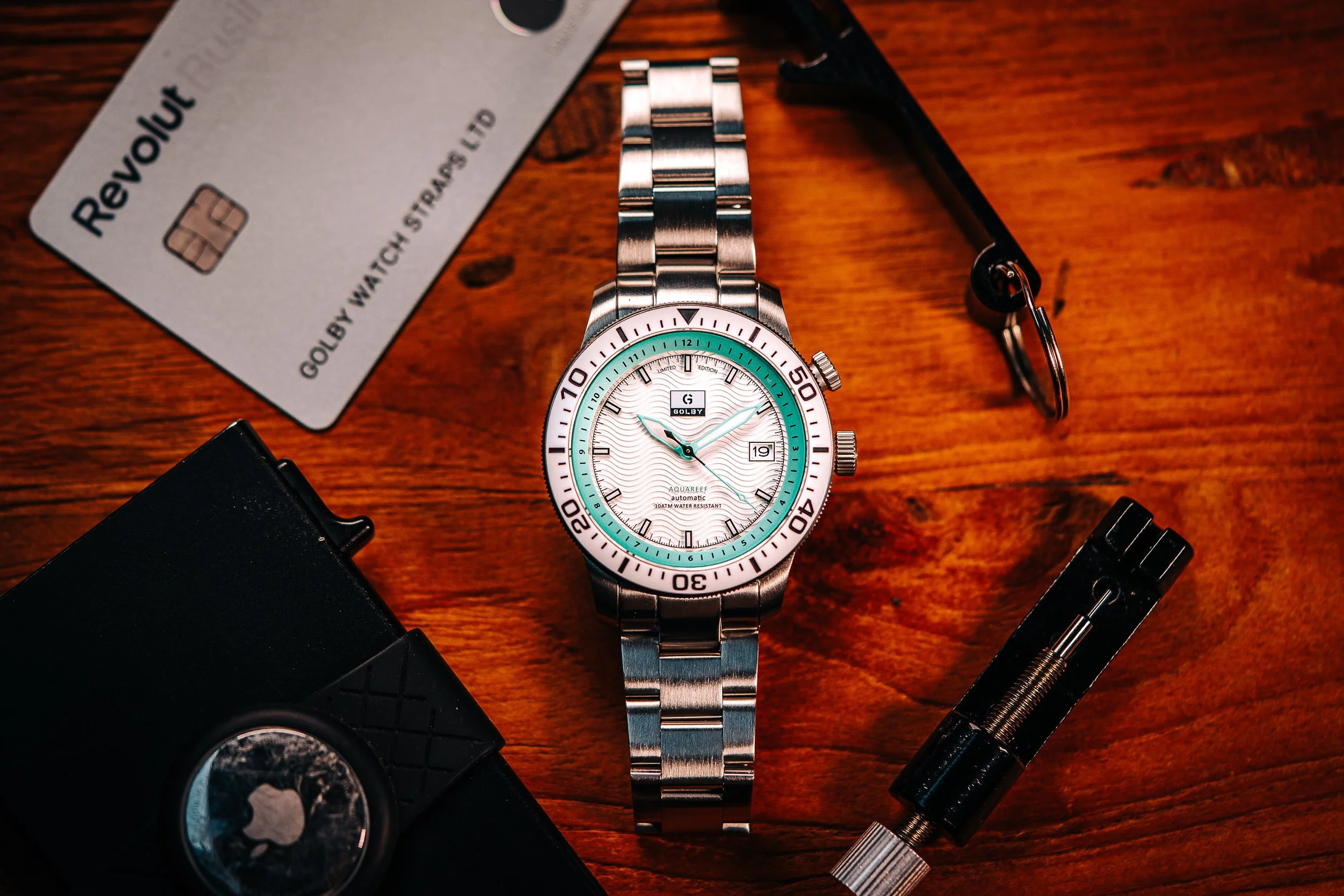 White & Teal Golby Aquareef Dual Timer Watch (23).jpg