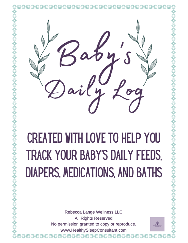 Baby's Daily Log Book - 30 days