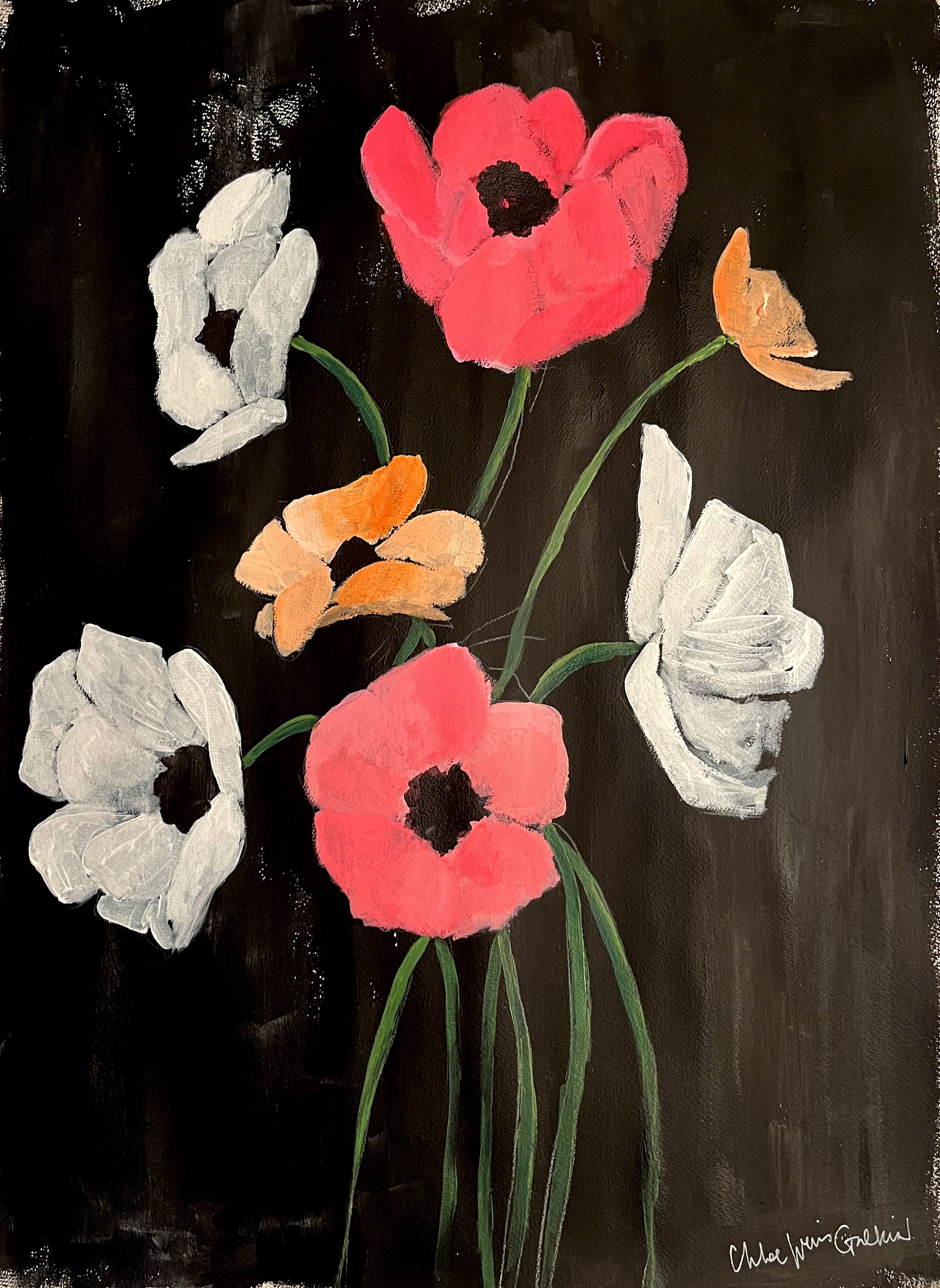 Bright Flowers Print