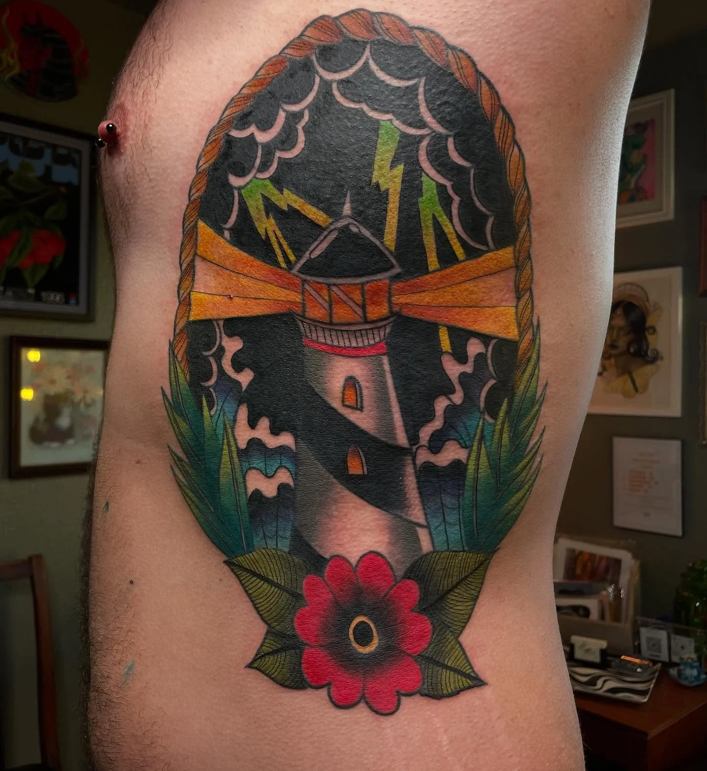 Enjoying this new @chancetherapper album but also enjoying this sick rework I got to do on Michael! What a tough dude for sitting through all of this in one sesh. Thank you so much for your determination and trust! @fifty_shades_of_doom 
@the_western