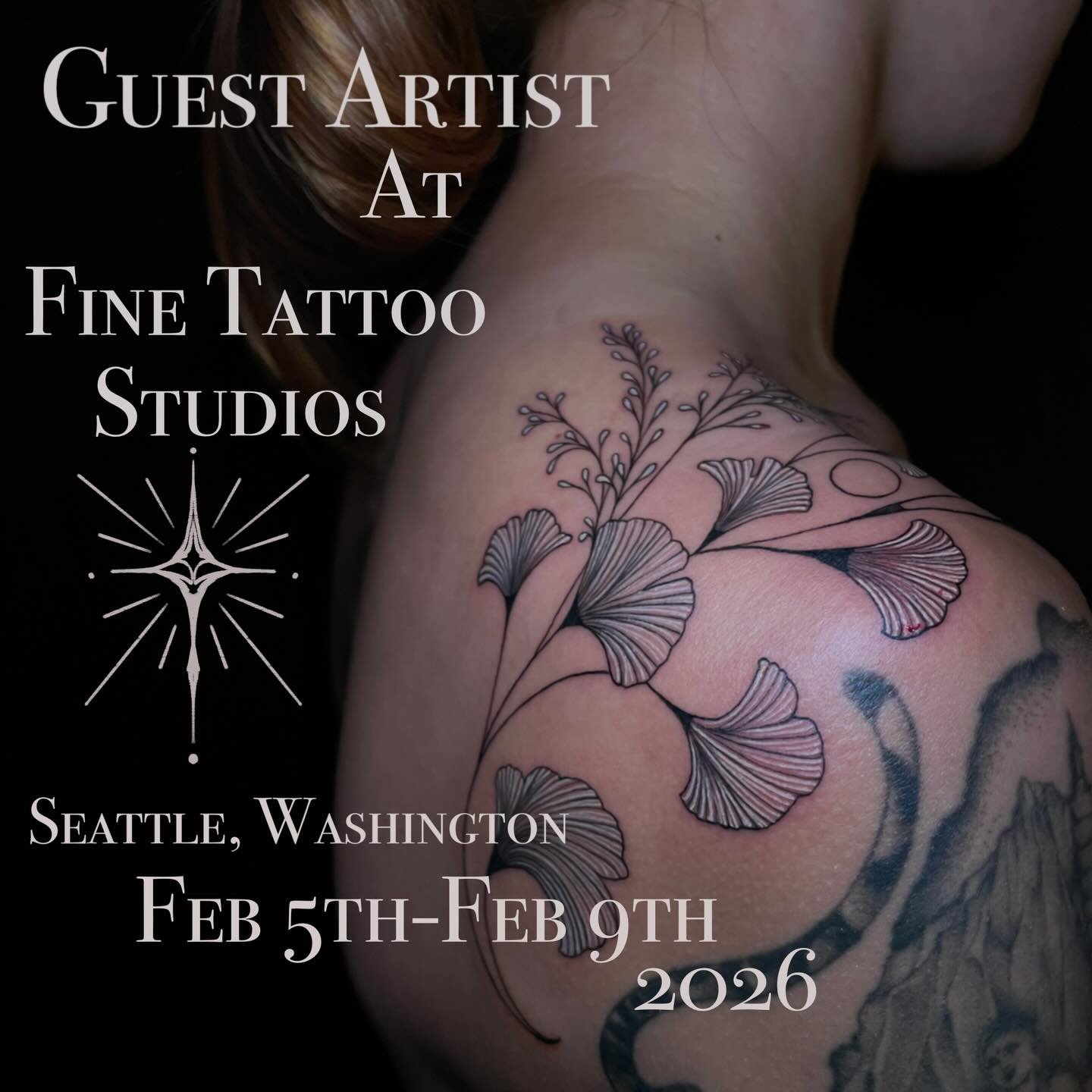 🖤Hi friends 🖤
I&rsquo;ll be doing a guest spot with @sweetriver.ink in February with @finetattoostudios and I&rsquo;m absolutely so excited! I specialize in illustrative, floral, or whimsical designs. I enjoy both black and grey and color and have 