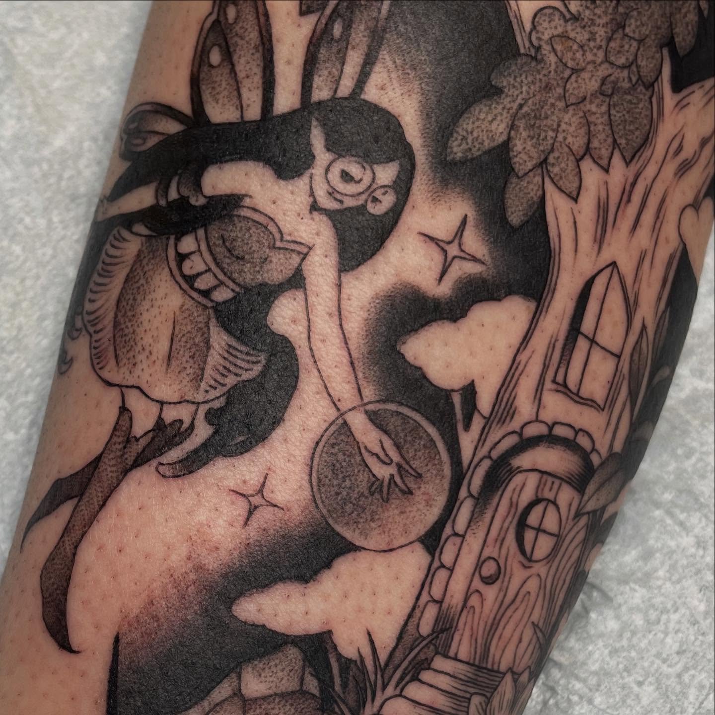 I never got around to posting this piece, but it&rsquo;s one of my favs from this year! @mack_franks trusted me to make this for her grandparents. Fairy doors are so magical and can you believe how cool this pear tree is? Thank you for your trust dud