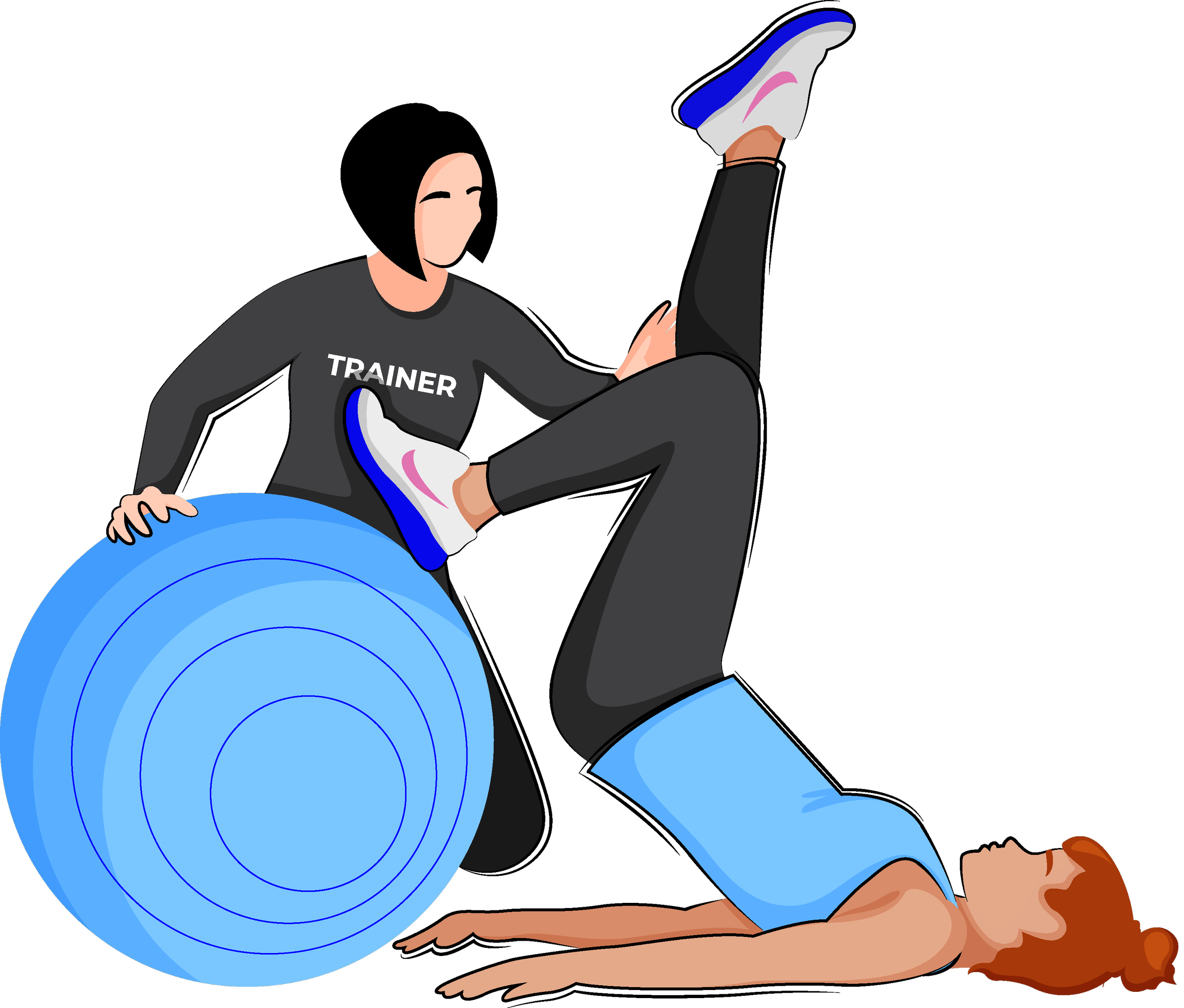 Every workout is with your personal trainer