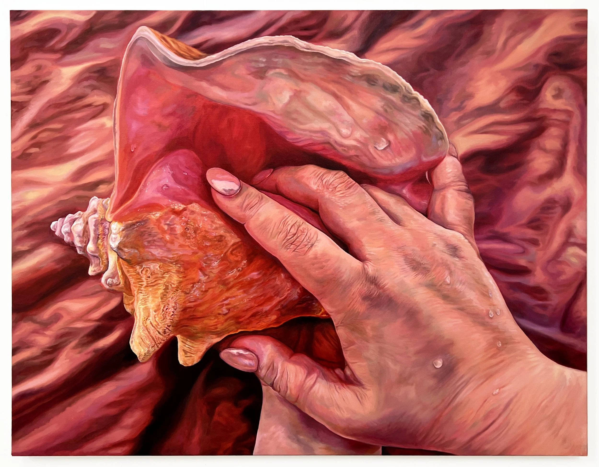 Lorelei, 2025. Oil on canvas, 110 x 140 cm