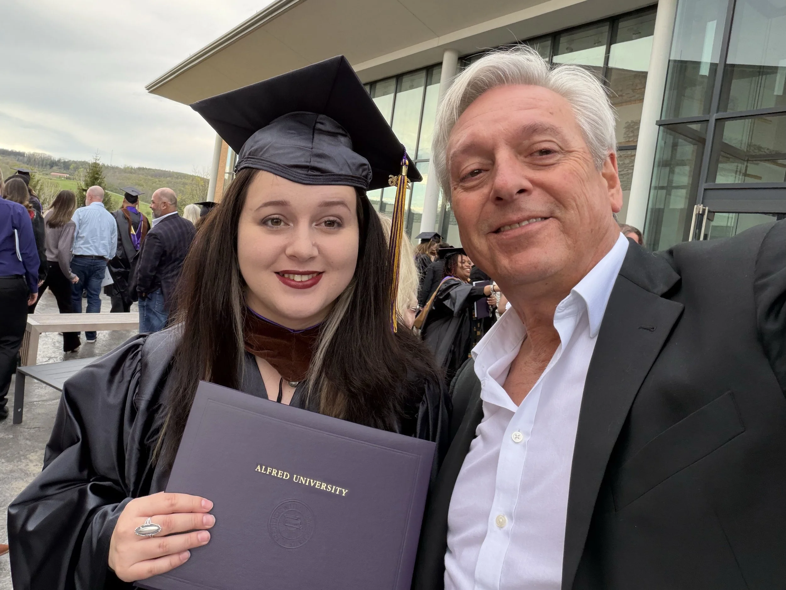 So proud to graduate alongside such talented artists! I&rsquo;m so grateful for my MFA experience at @alfreduniversity and having the chance to further my education in the arts. Thank you to my family, friends, professors and mentors for your continu