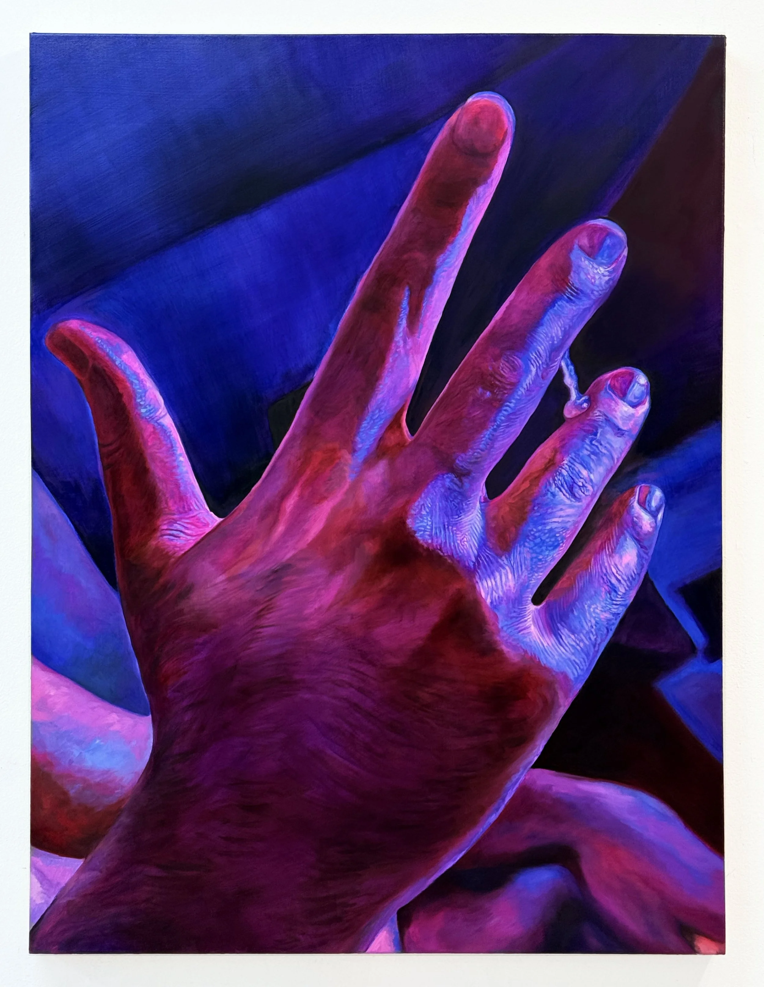 Cyprine, 2025. Oil on canvas, 120 x 90 cm.