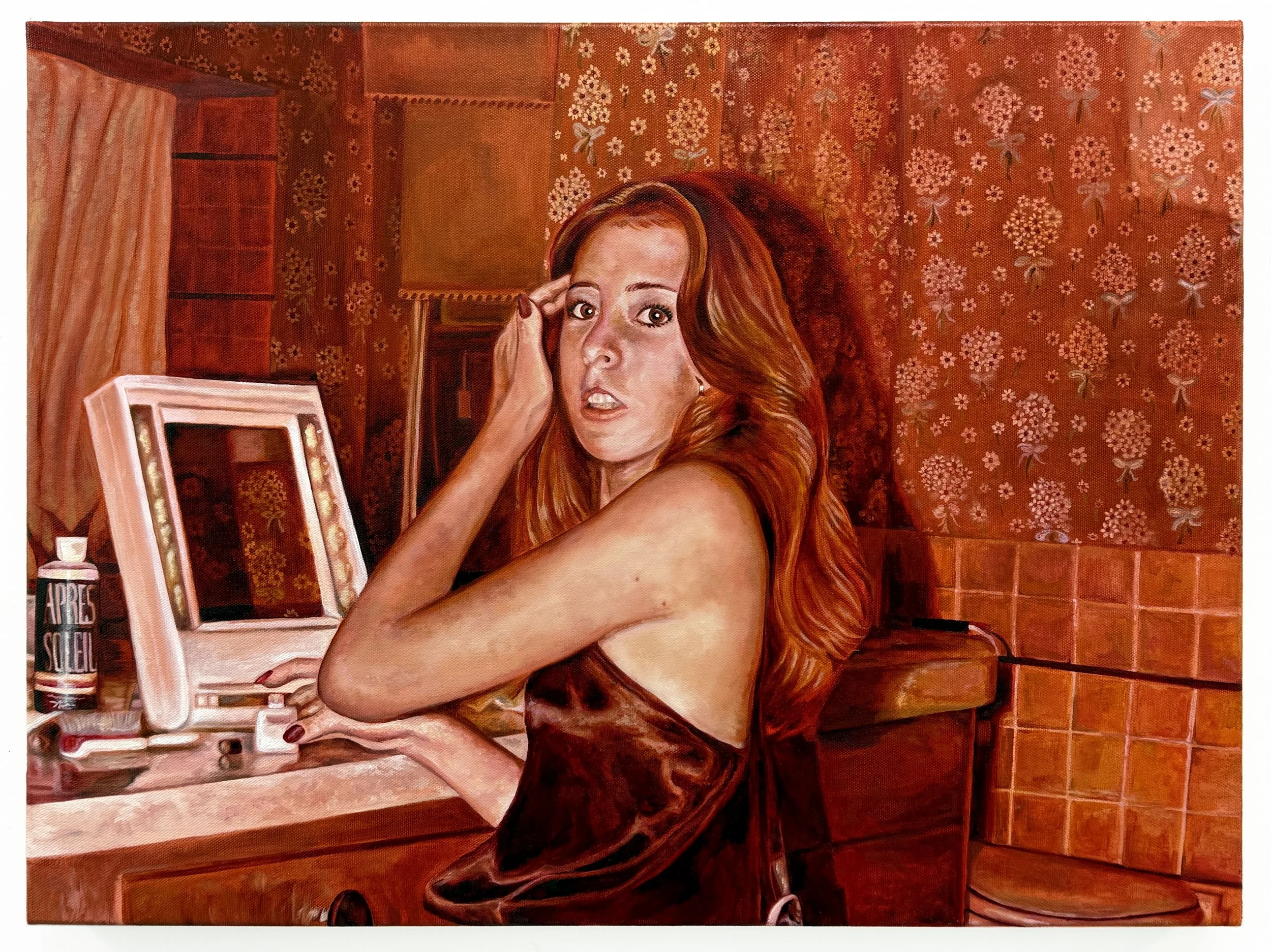 Poise, 2025. Oil on canvas, 60 x 90 cm.