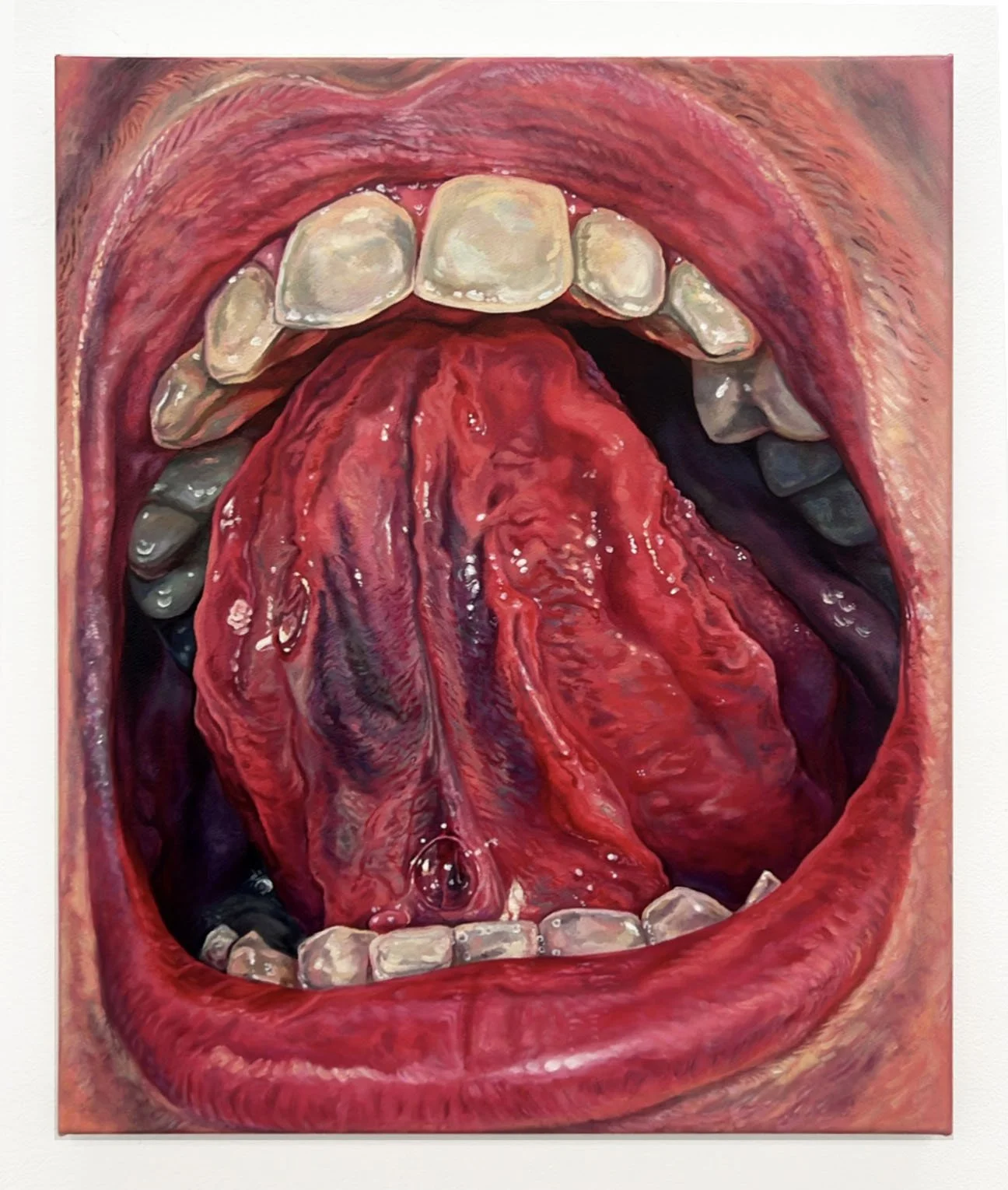 Clench, 2025. Oil on canvas, 40 x 50 cm