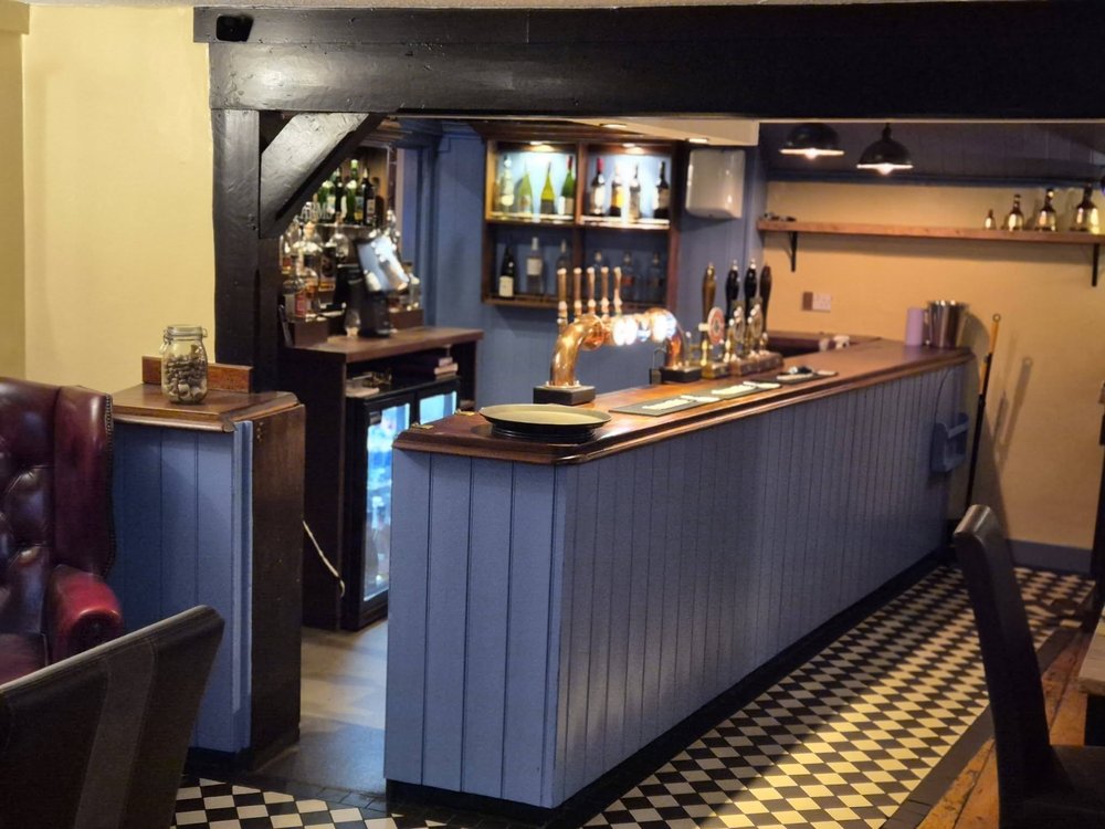 The bar at the Kings Arms