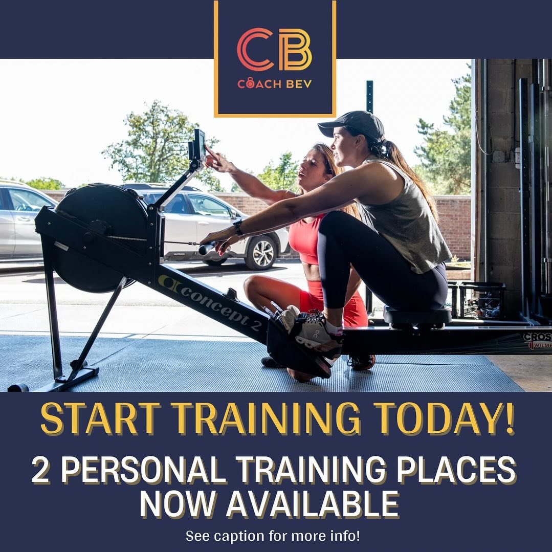 Are you ready to start a new fitness journey this spring?

Spring schedule changes have opened up space for me to take on 2 extra personal training clients!!

I am looking for 2 women who are serious about step changing their health and fitness. 

I 