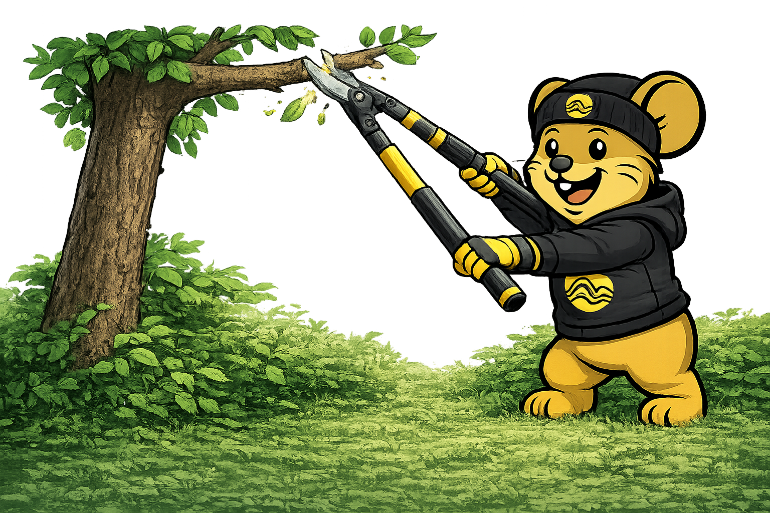 Tree trimming service to manage overgrowth and maintain healthy trees