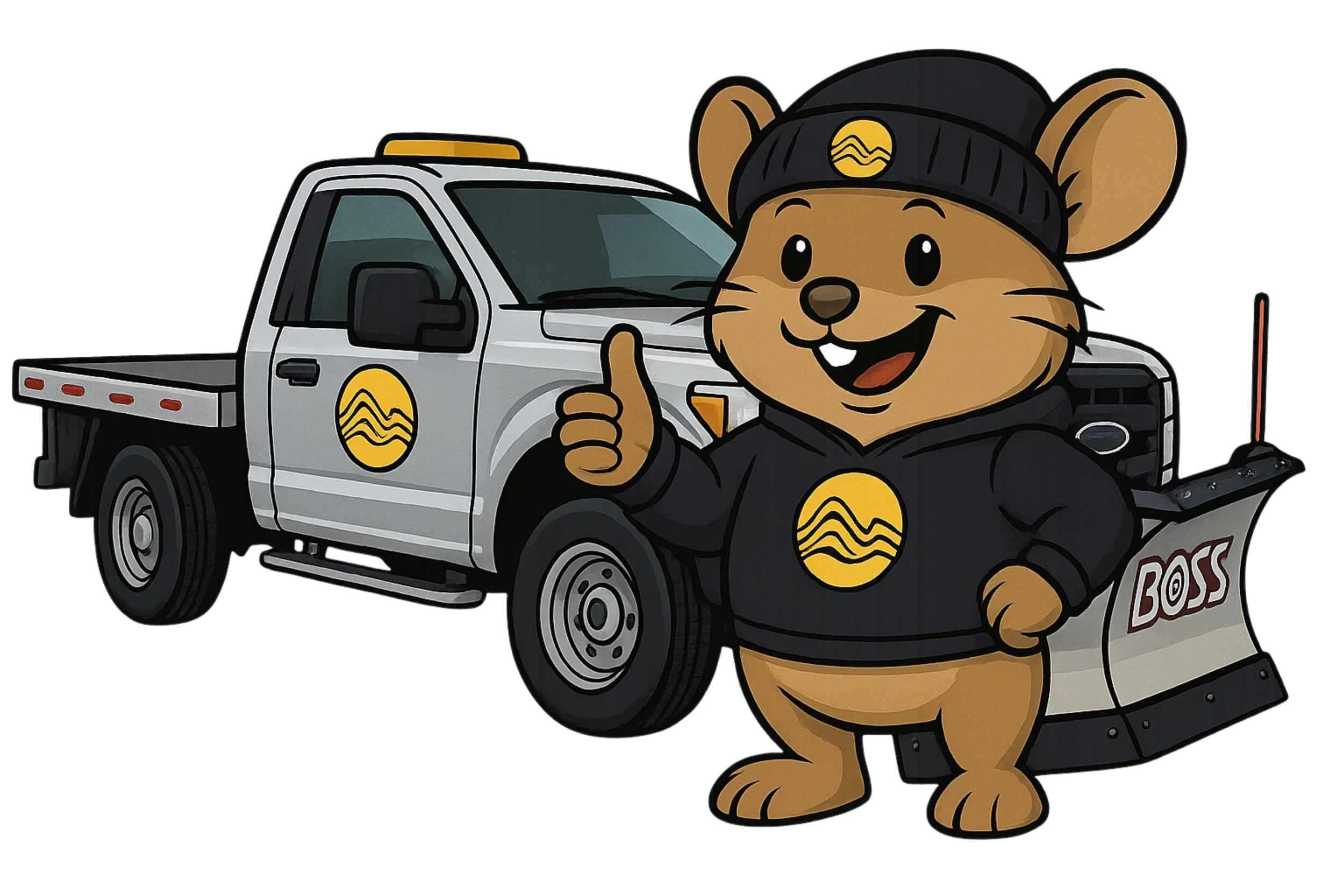 Snow removal services during winter conditions