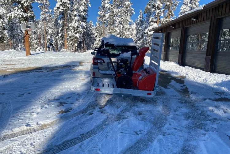 Flow State founder providing snow removal services in Leadville, CO