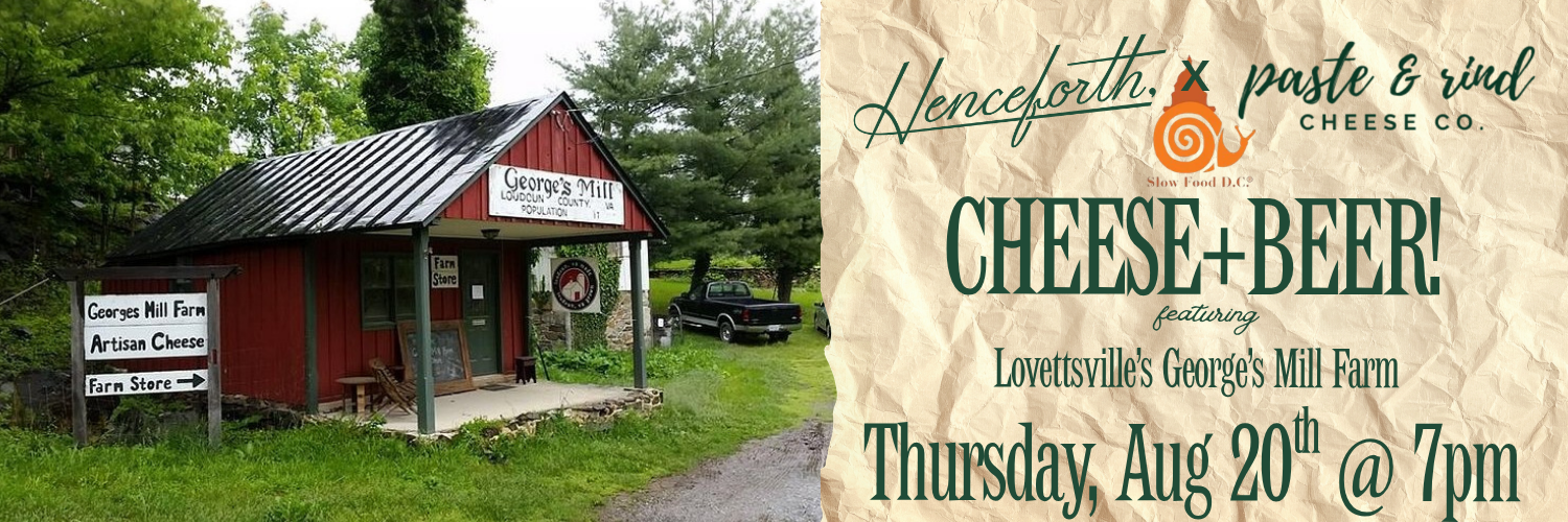 Cheese + Beer class w/ George's Mill Farm