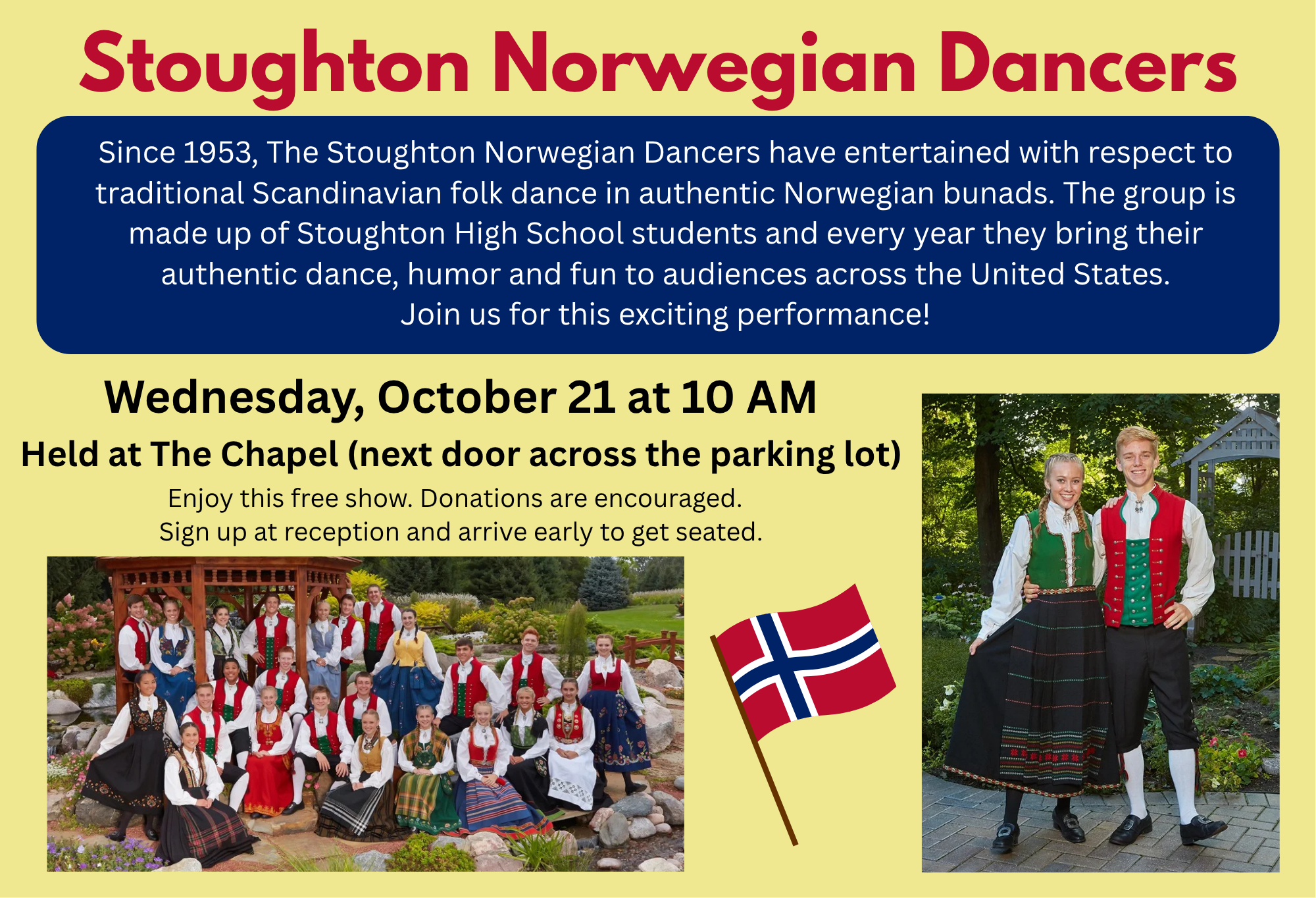 Stoughton Norwegian Dancers Performance