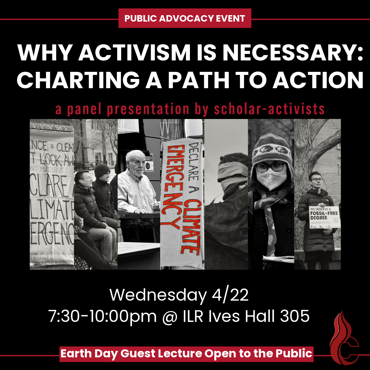Earth Day Lecture: Why Activism is Necessary