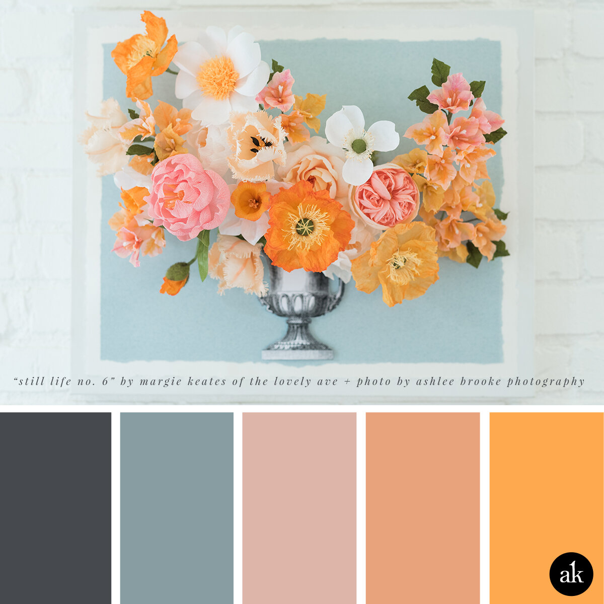 Blue orange 2024 color scheme