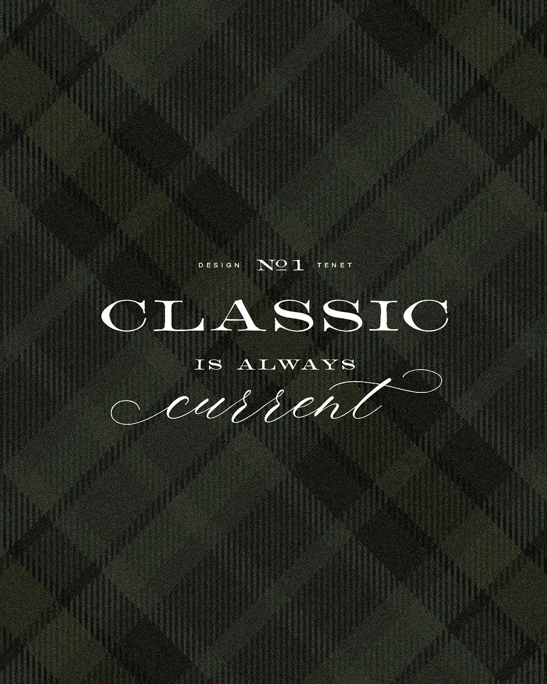 What makes a classic, a classic? It&rsquo;s not about following rules. It&rsquo;s about resonance. A classic feels like it&rsquo;s always belonged.

Trends come and go, but what&rsquo;s timeless to you&mdash;the details you never tire of&mdash;will a