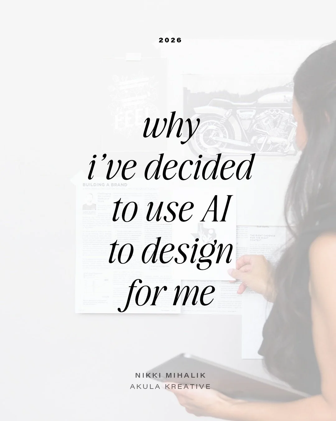 I&rsquo;ve held out for as long as I could, friends&hellip;but something had to change. 🖤

#branddesign #logodesigner #humanmade