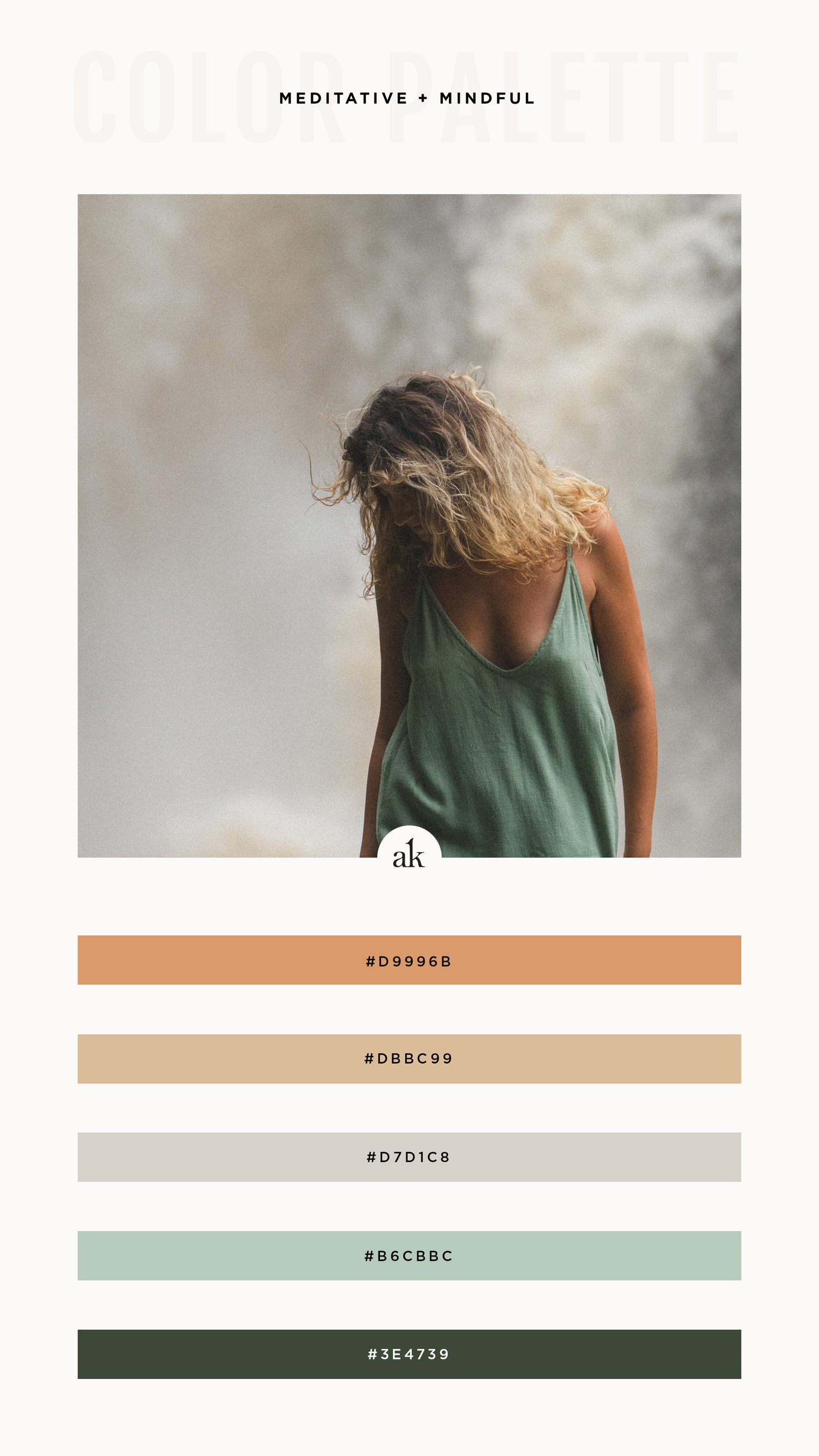 a mindful, nature-inspired color palette | Akula Kreative