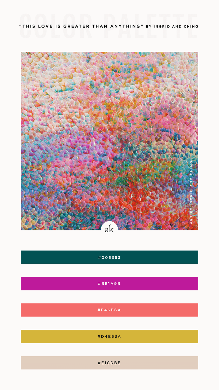 a tropical, bright, art-inspired color palette — Akula Kreative ...