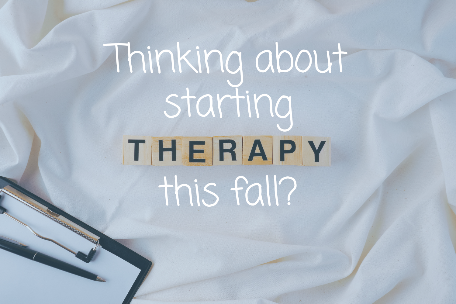 Thinking About Starting Therapy This Fall? You Don’t Have to Wait Until Things Get Really Bad
