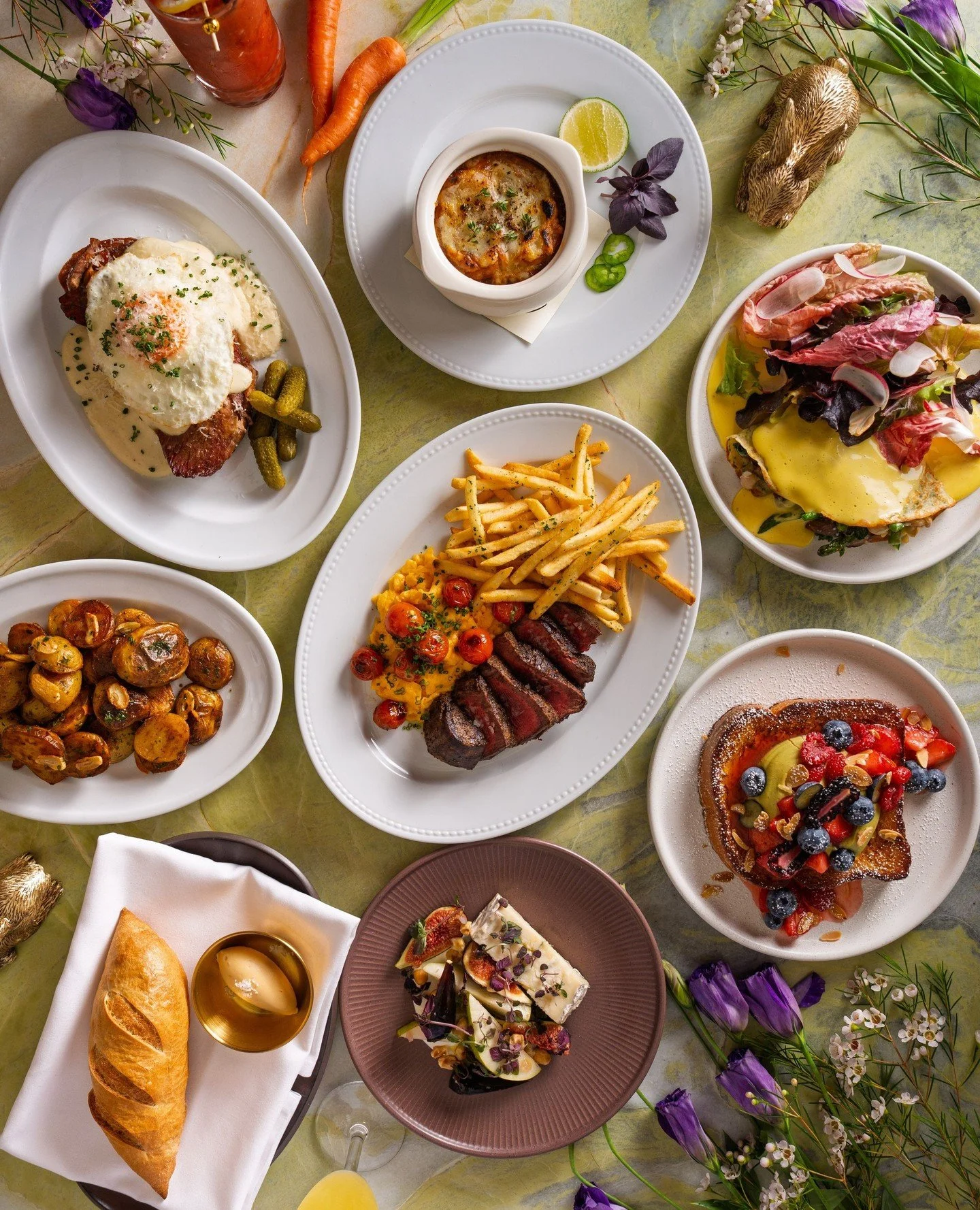 We're doing brunch this Easter, and we went all in. 🐣 A little French, a little Asian, and a menu made to be lingered over. Bring the people you love and come hungry. 
Reservations via the link in bio.